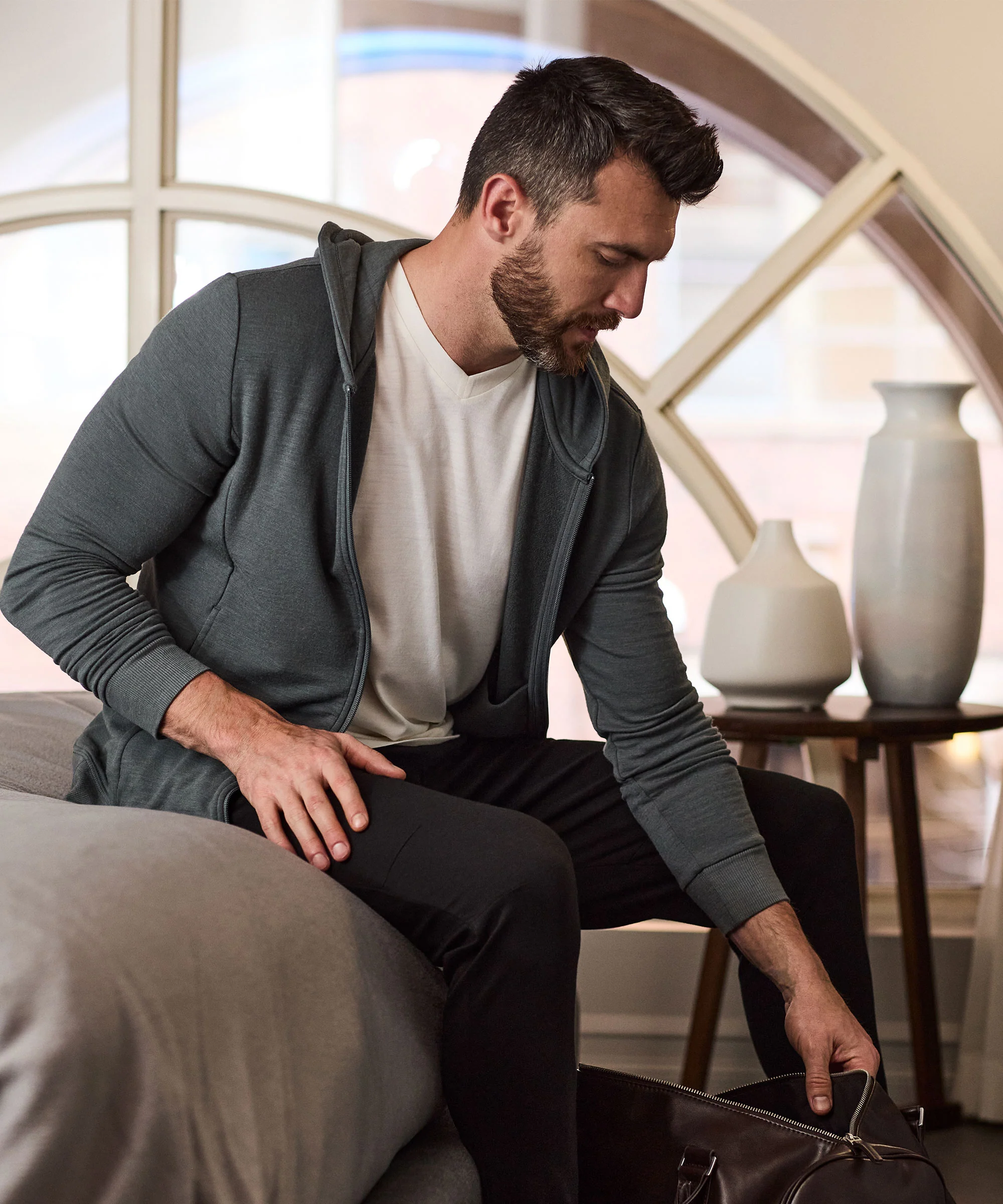 Men's Compact Travel Hoodie - Image 27