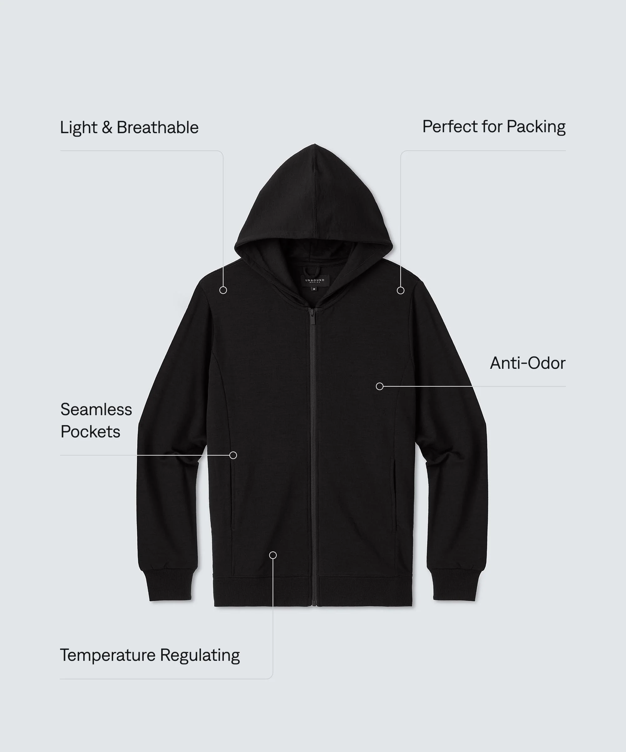 Men's Compact Travel Hoodie - Image 52