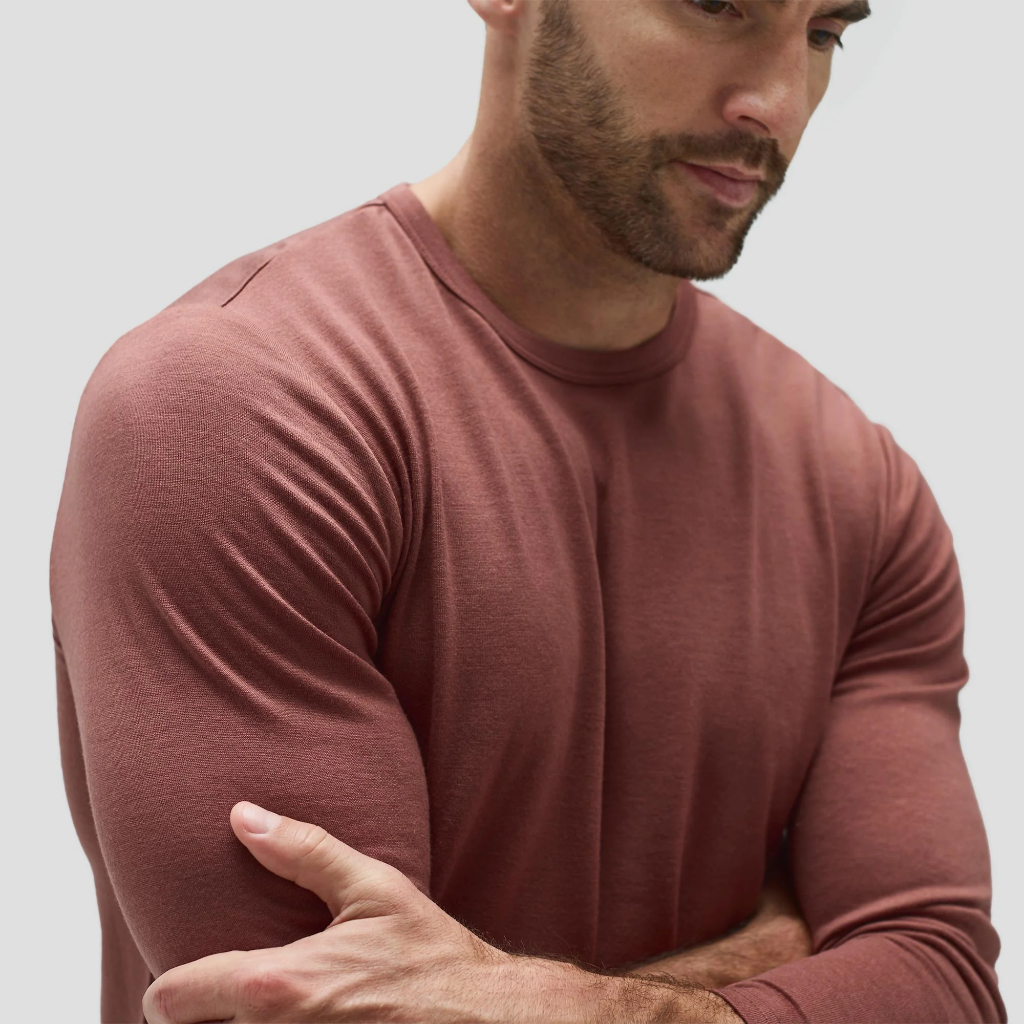 Men's Long Sleeve Merino Crew - Image 20