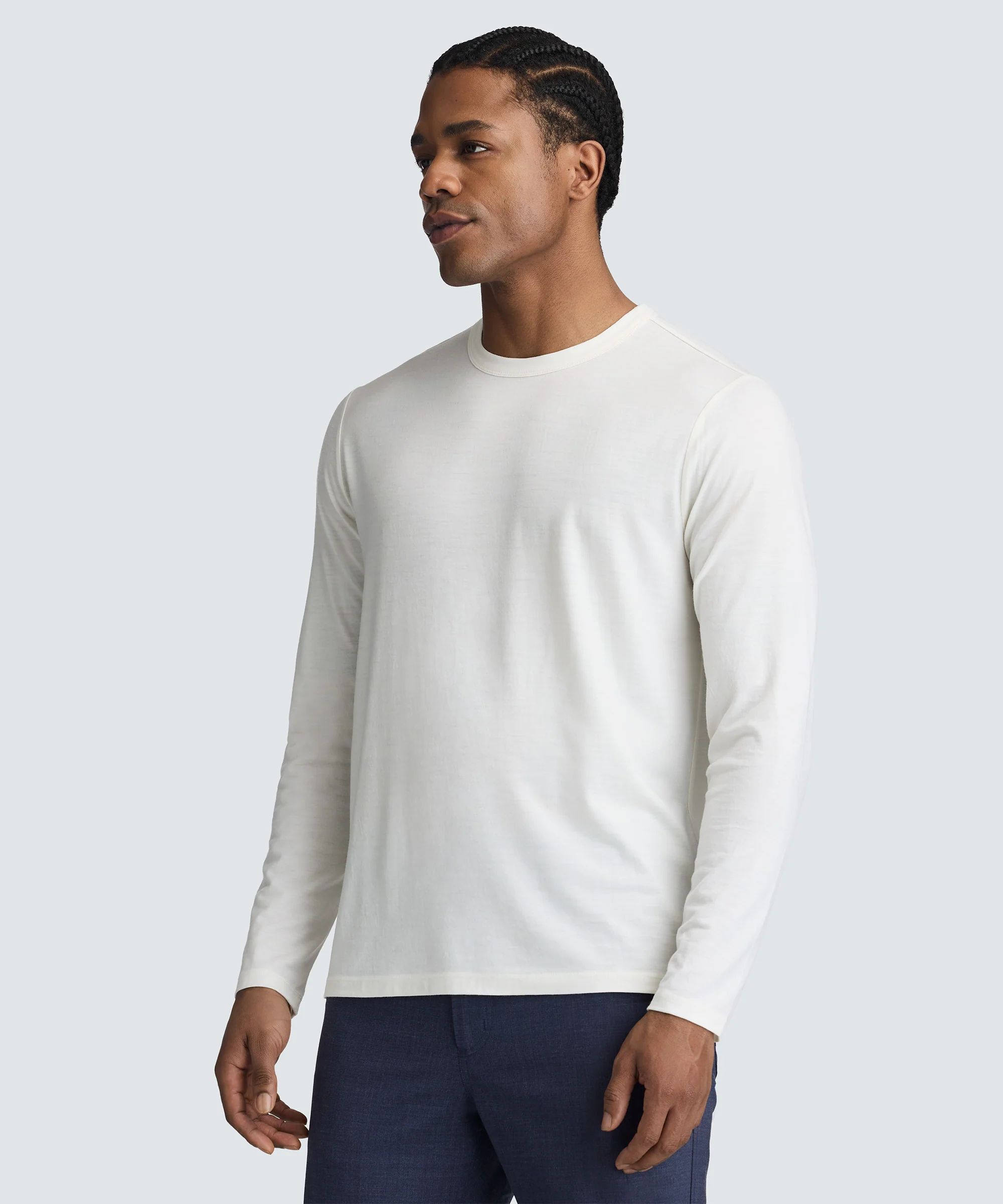 Men's Long Sleeve Merino Crew - Image 3