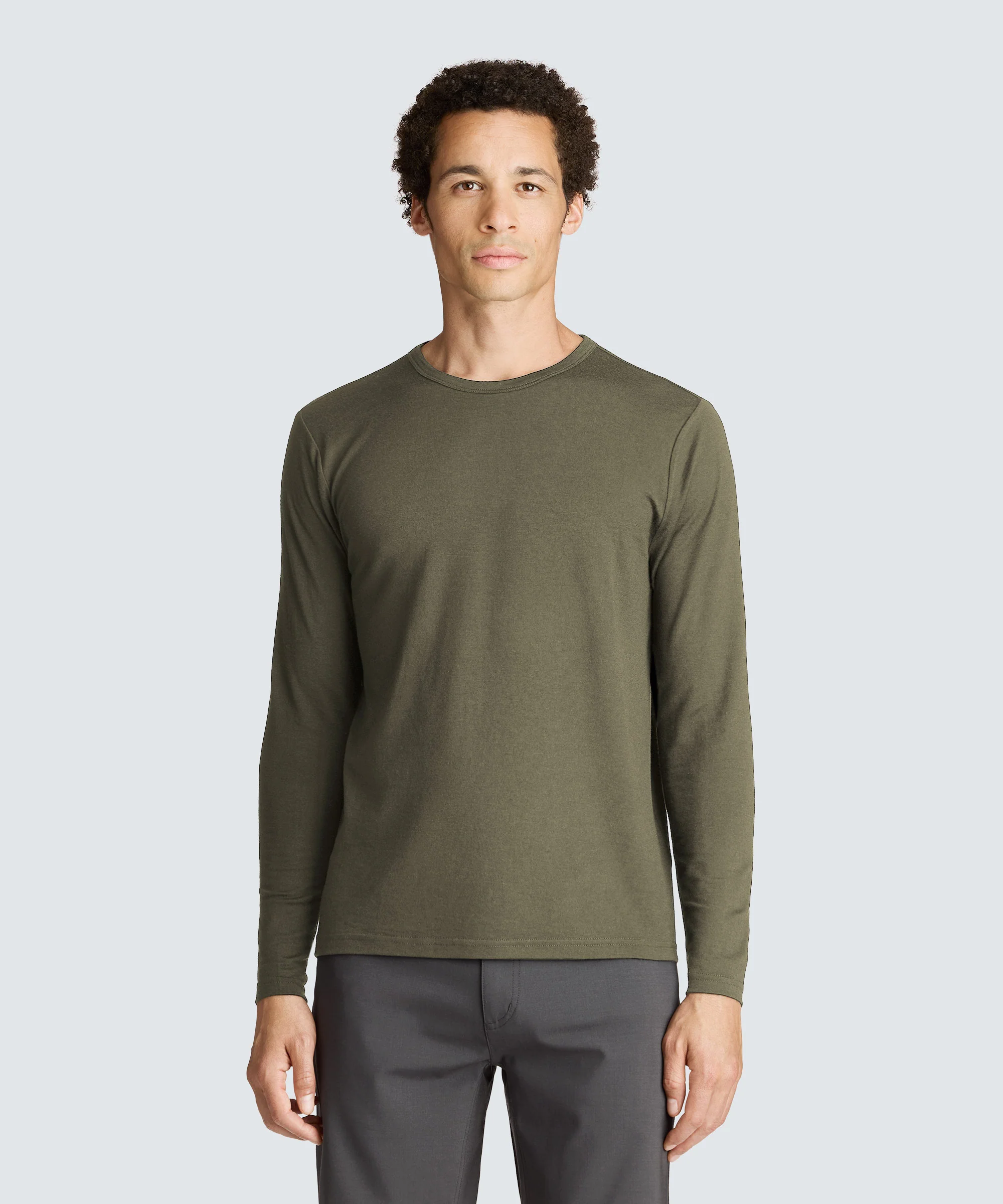 Men's Long Sleeve Merino Crew - Image 30