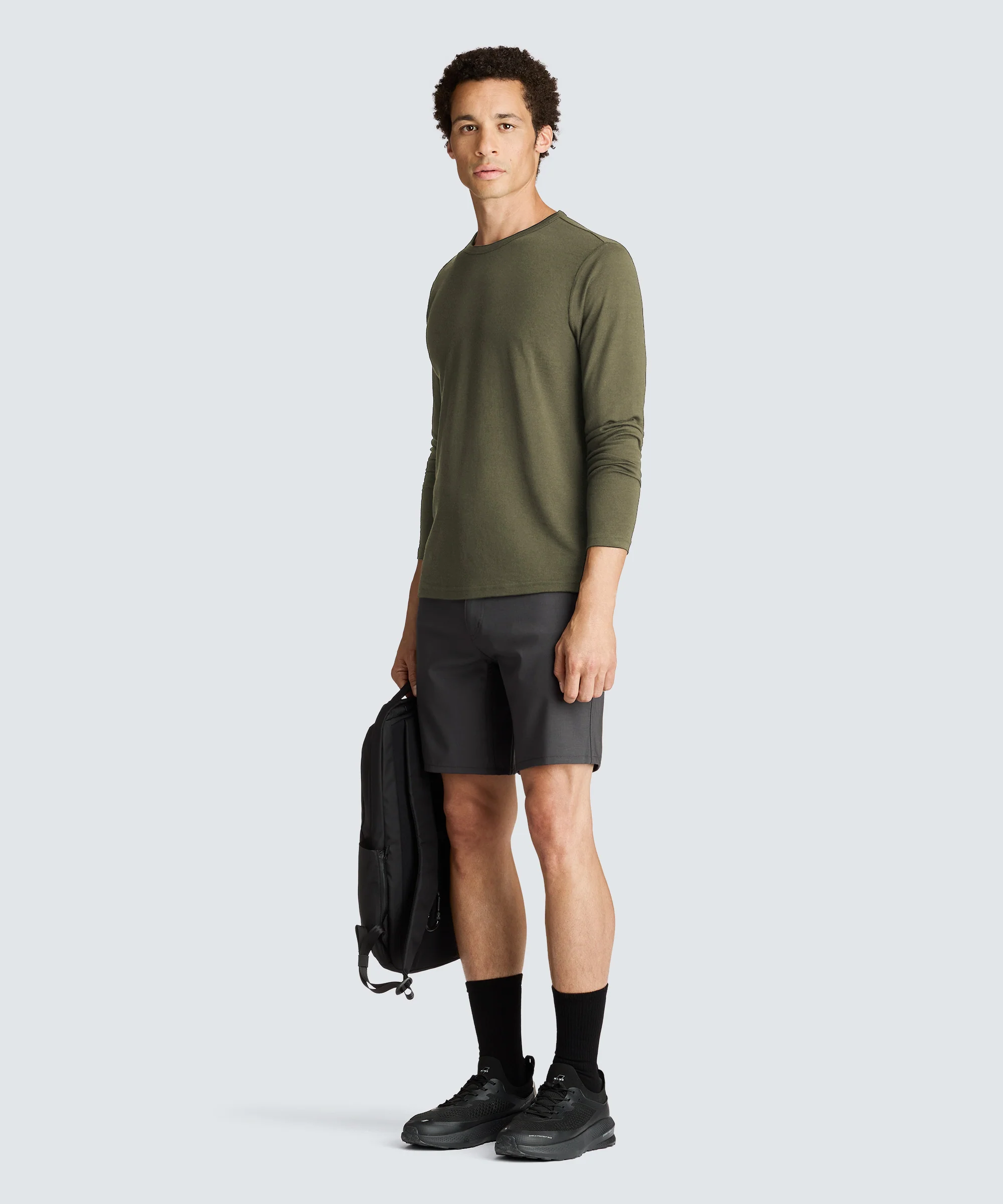 Men's Long Sleeve Merino Crew - Image 31