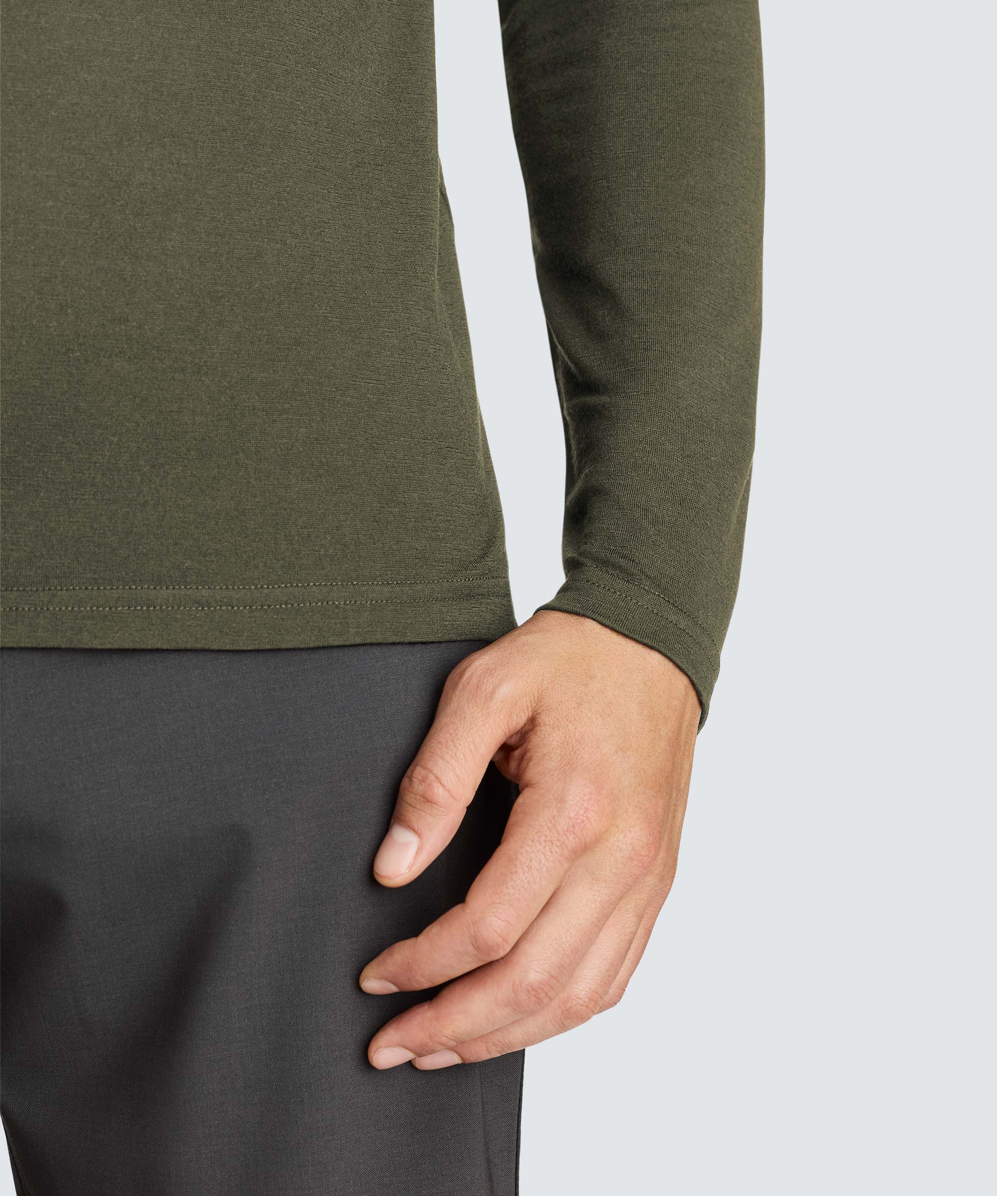 Men's Long Sleeve Merino Crew - Image 34