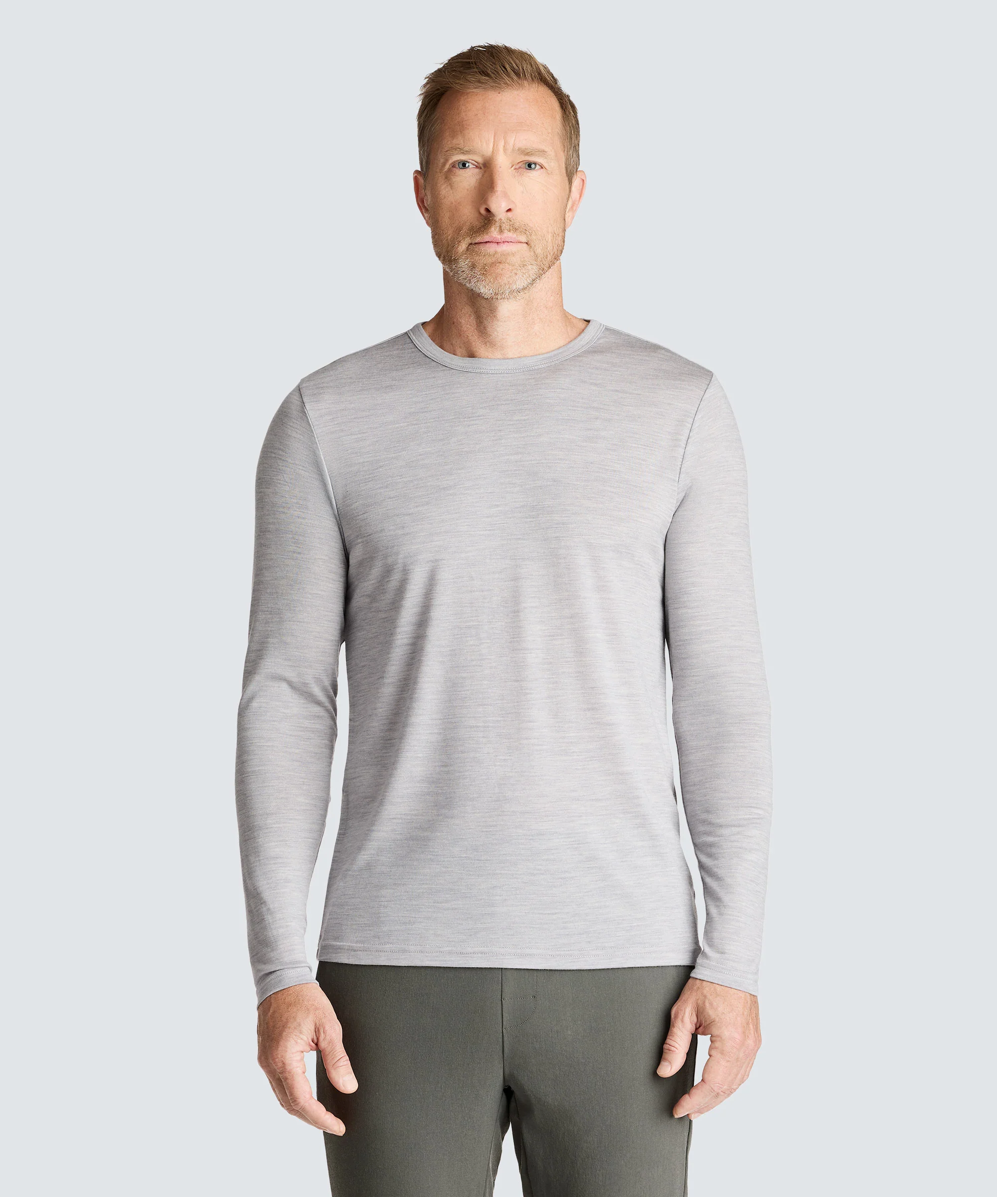 Men's Long Sleeve Merino Crew - Image 48