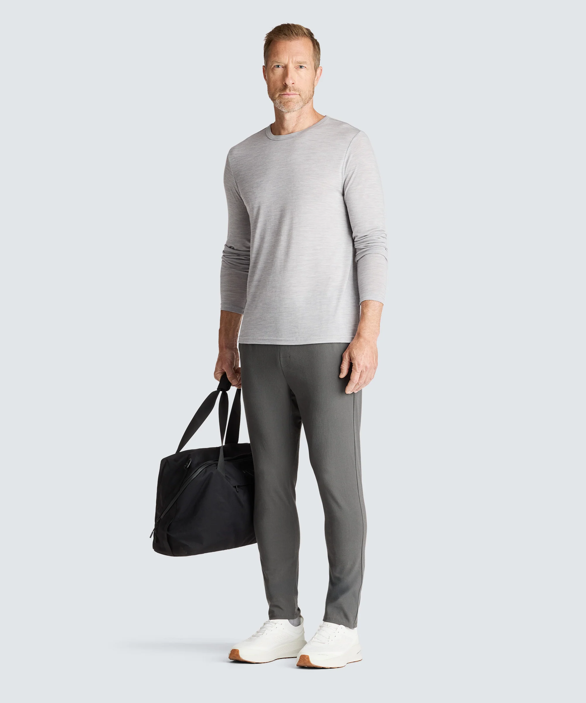 Men's Long Sleeve Merino Crew - Image 49