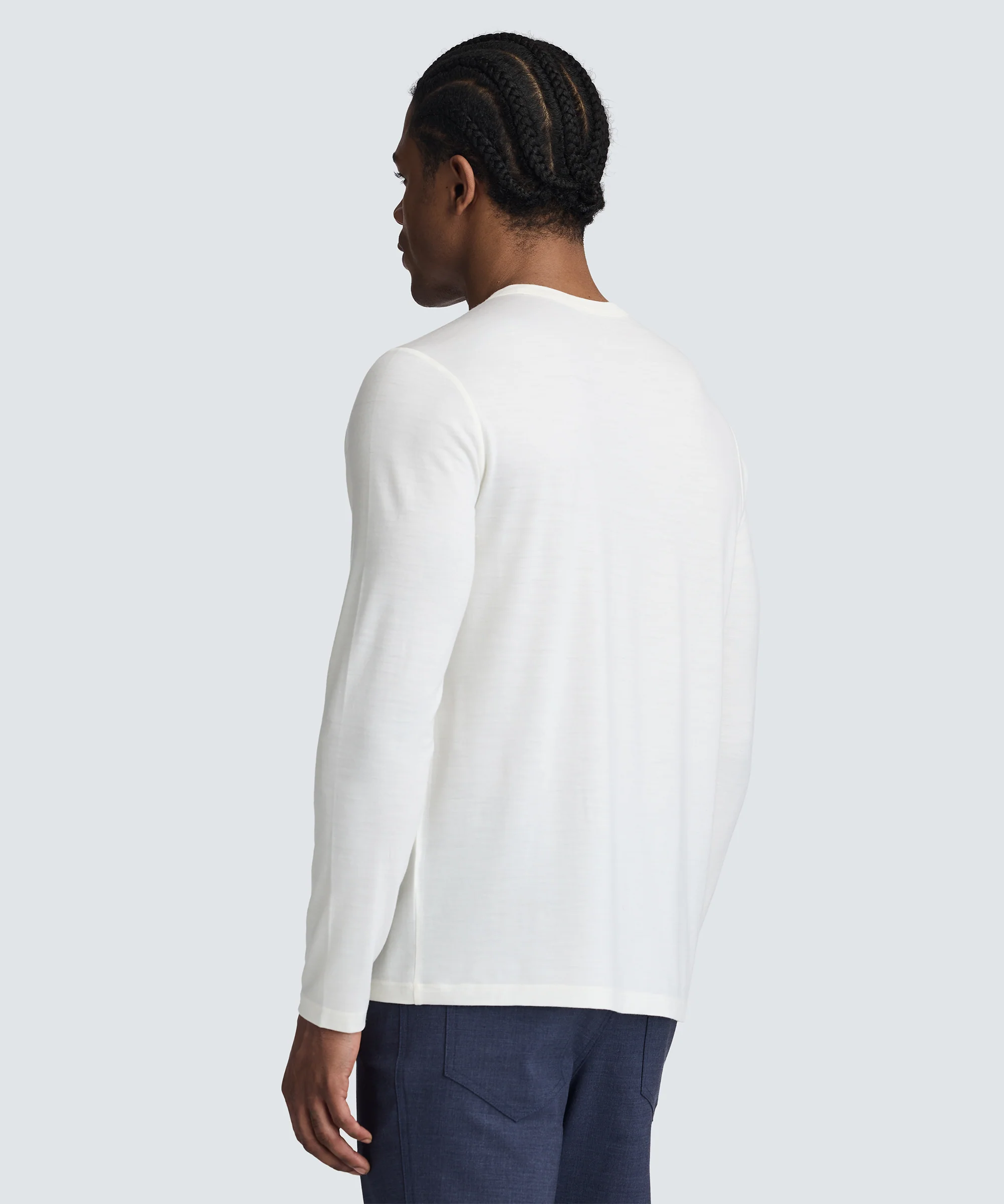 Men's Long Sleeve Merino Crew - Image 5