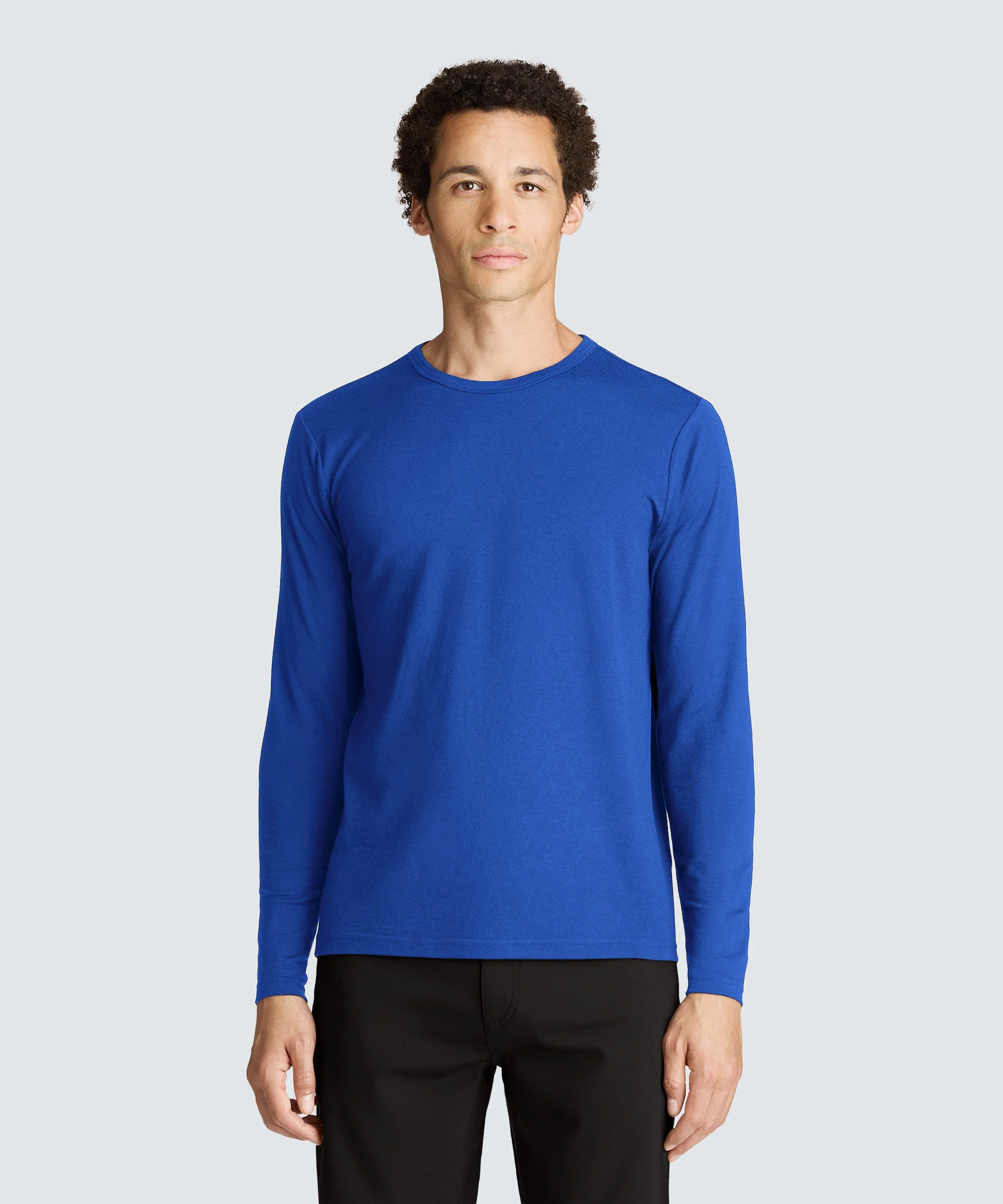 Men's Long Sleeve Merino Crew - Image 53