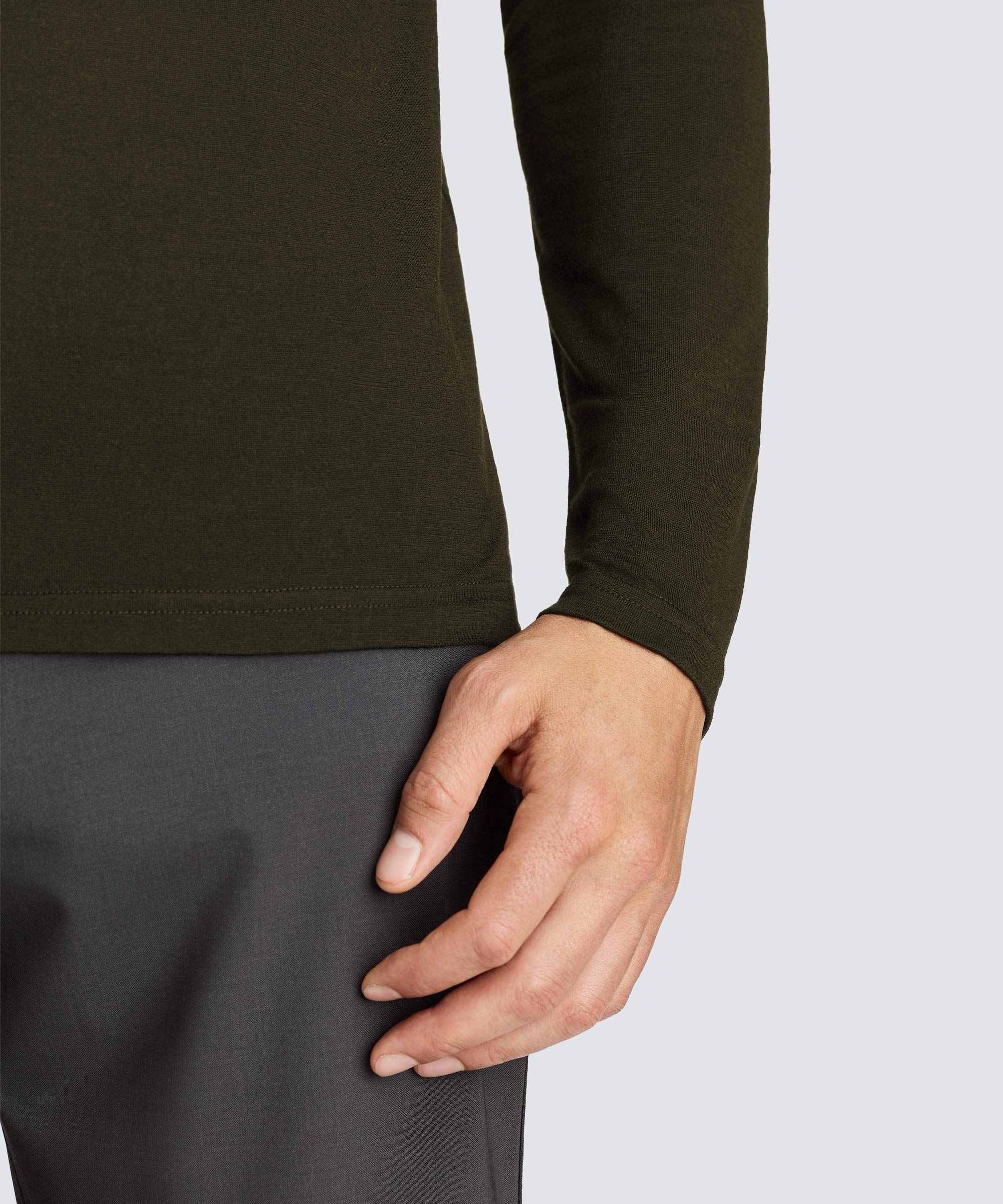 Men's Long Sleeve Merino Crew - Image 61