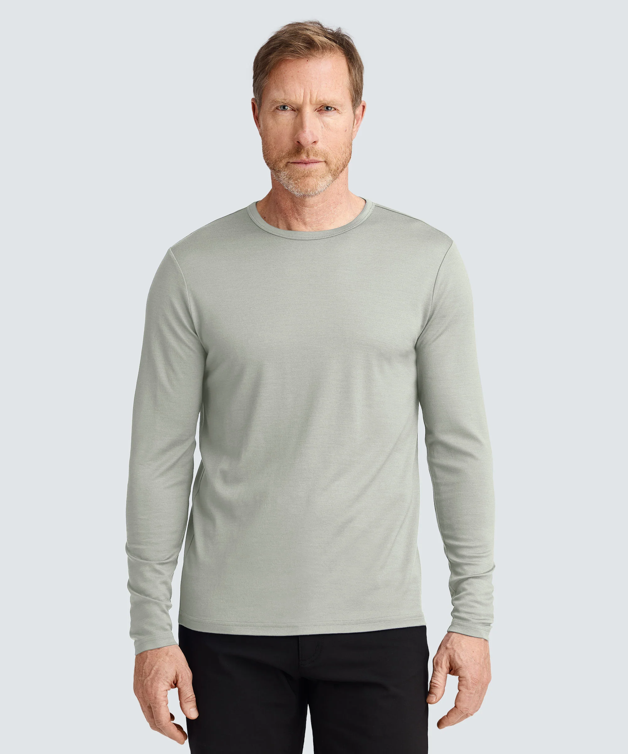 Men's Long Sleeve Merino Crew - Image 75