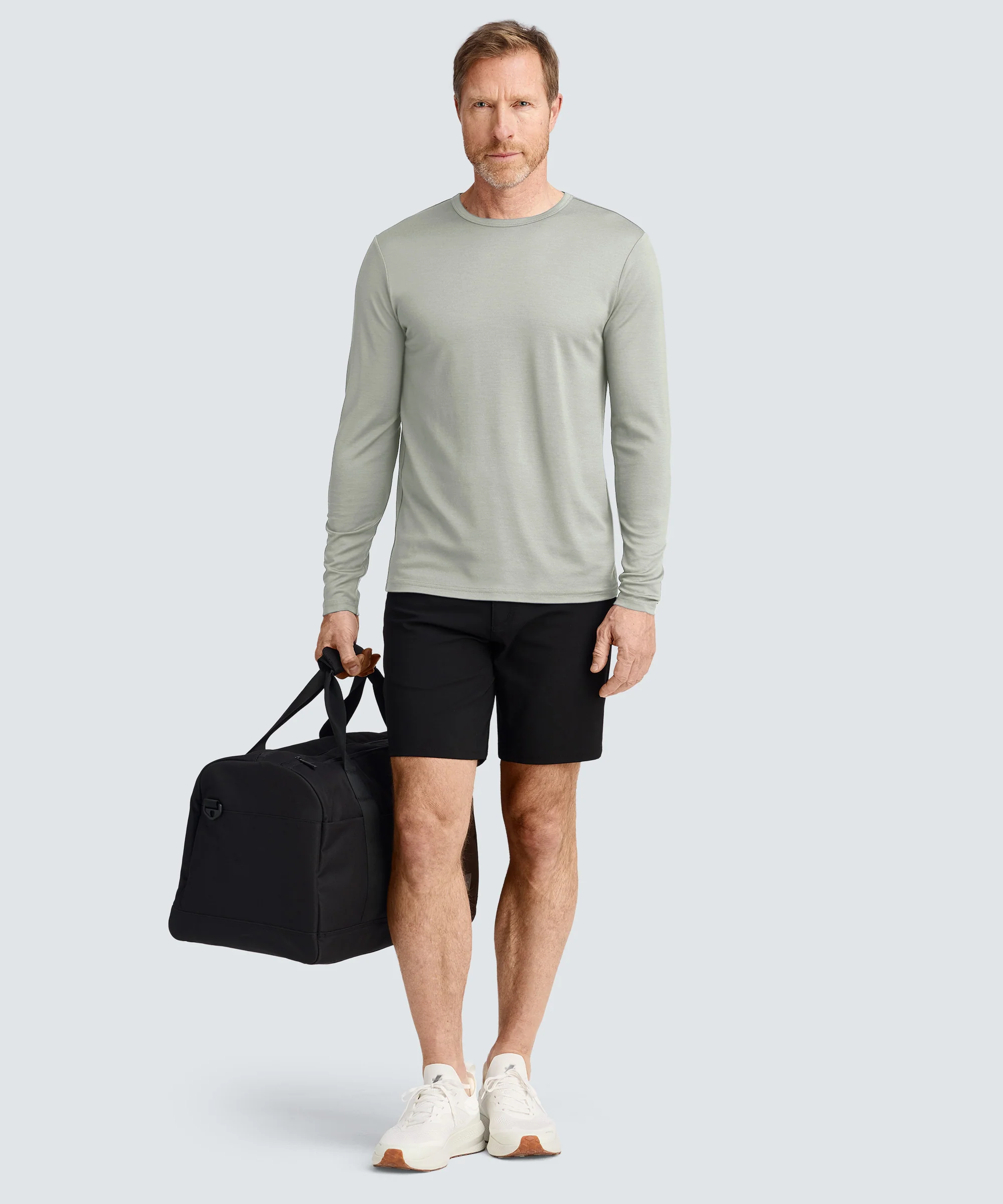 Men's Long Sleeve Merino Crew - Image 76