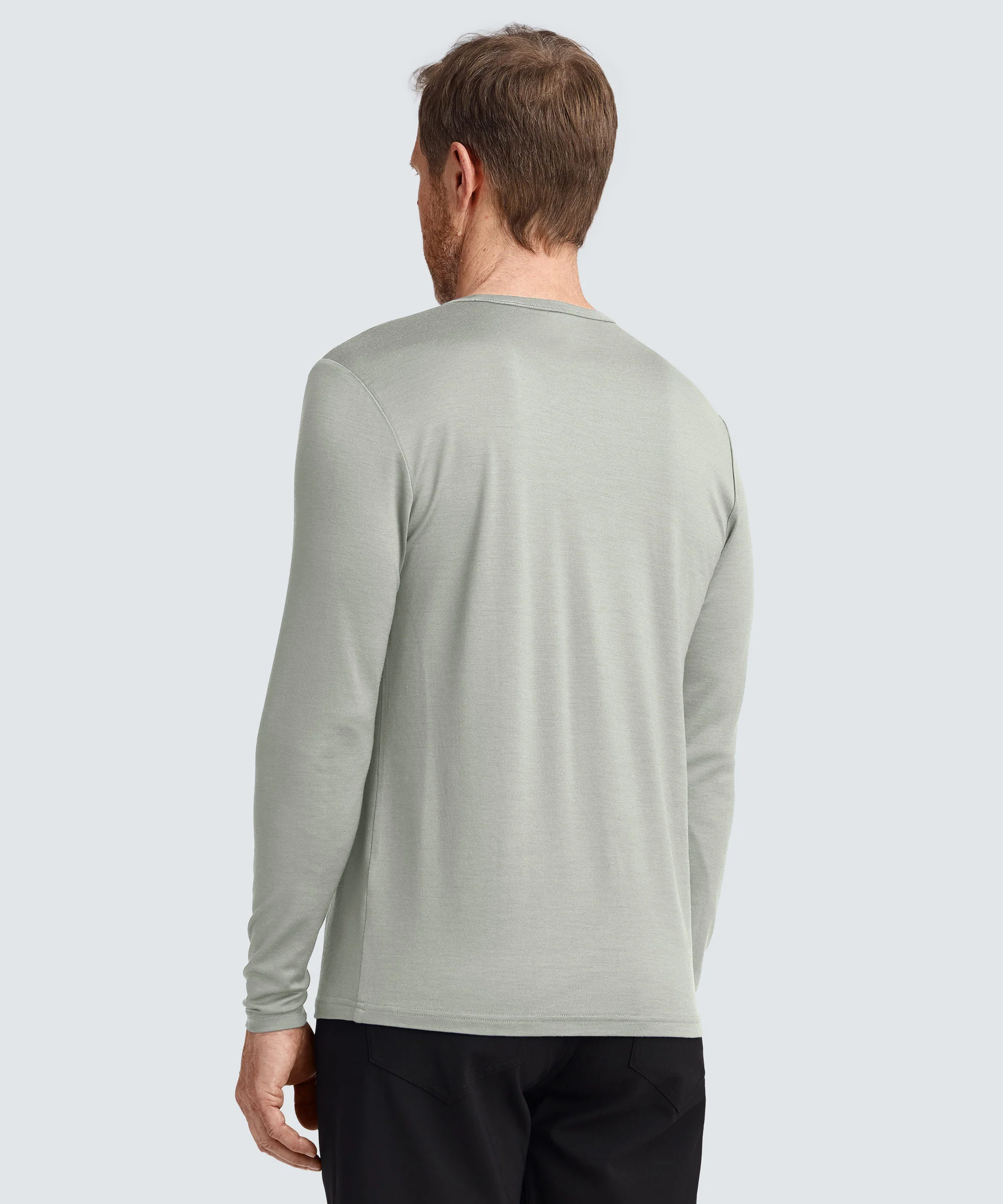 Men's Long Sleeve Merino Crew - Image 79