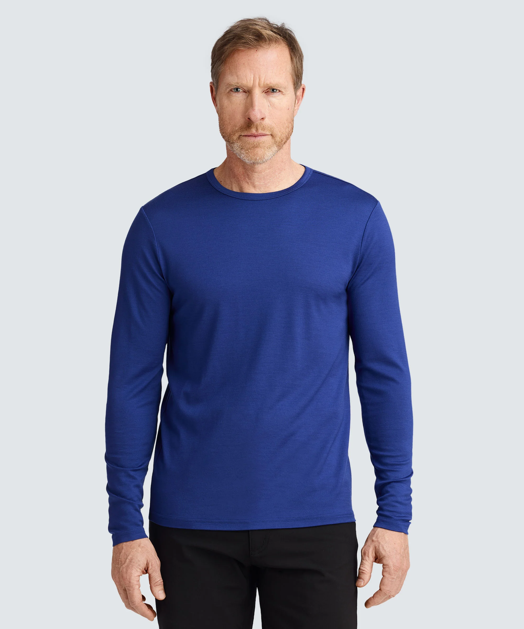 Men's Long Sleeve Merino Crew - Image 81