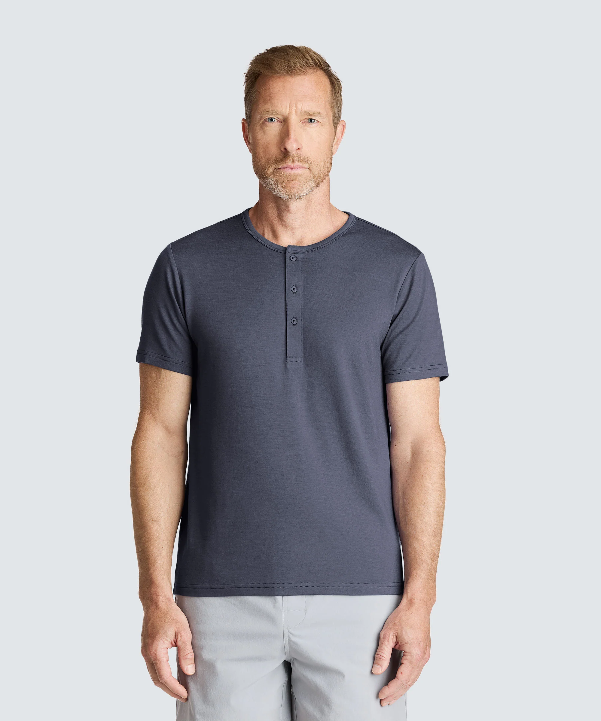 Men's Merino Short Sleeve Henley - Image 29