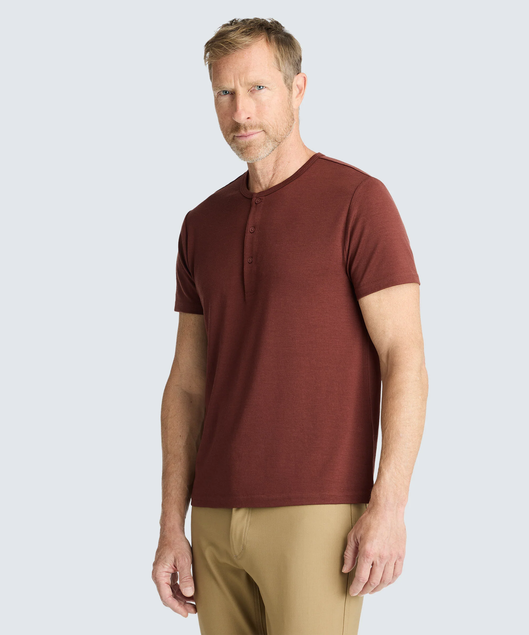 Men's Merino Short Sleeve Henley - Image 34