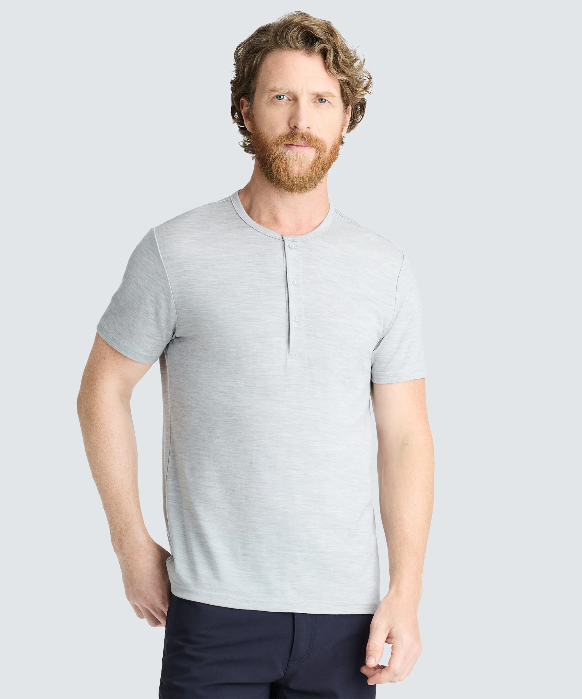 Men's Merino Short Sleeve Henley - Image 38