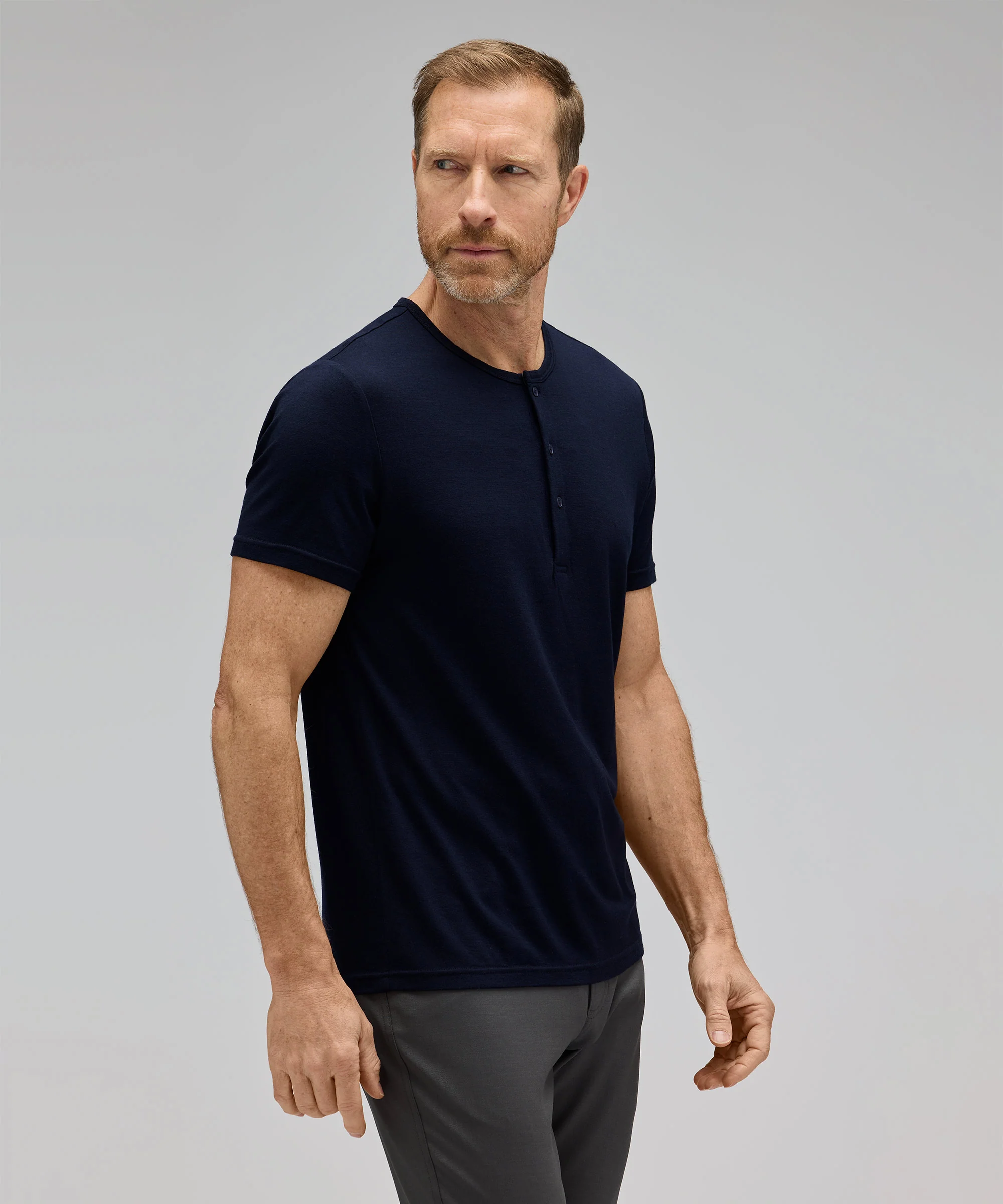 Men's Merino Short Sleeve Henley - Image 4