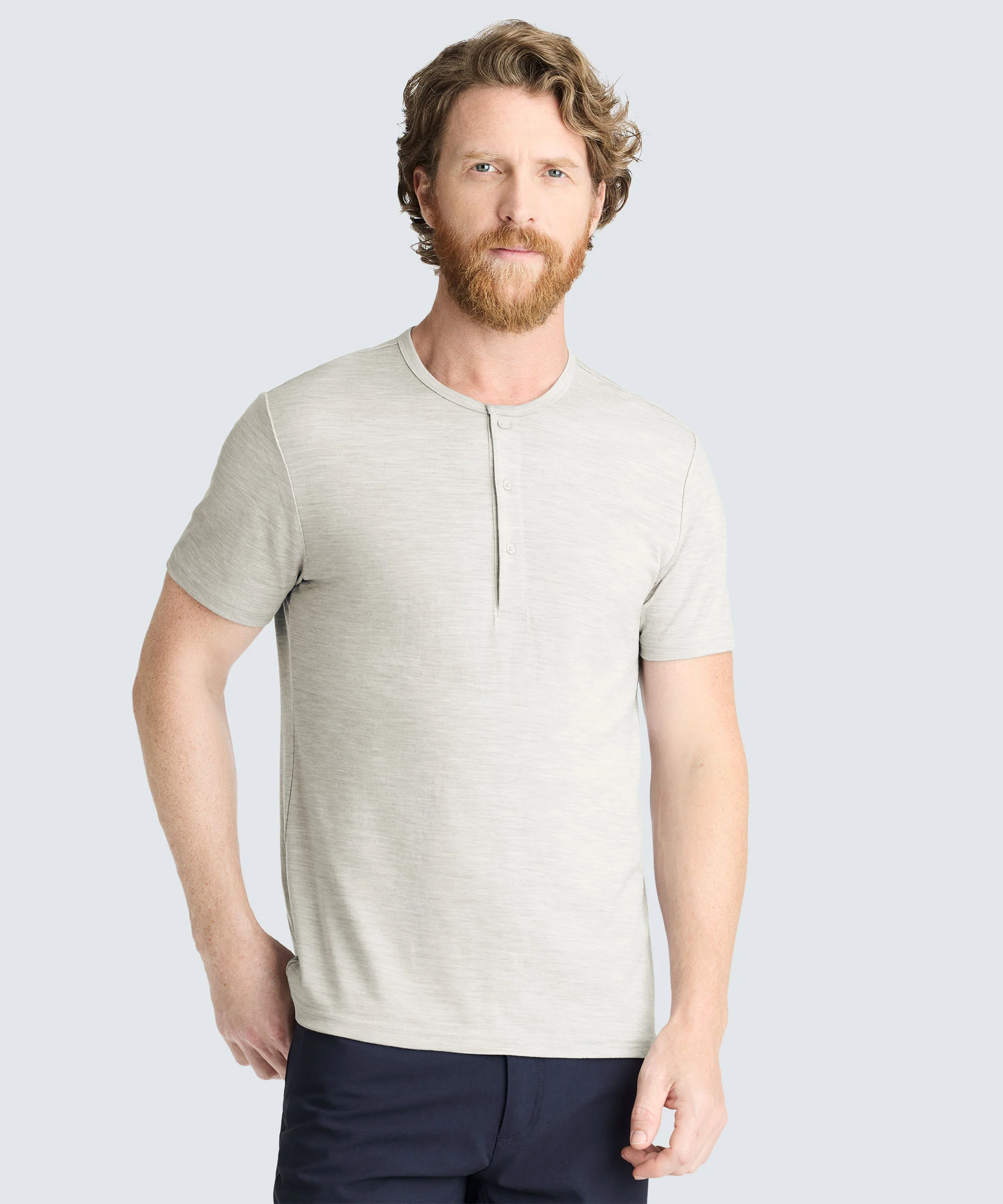Men's Merino Short Sleeve Henley - Image 44
