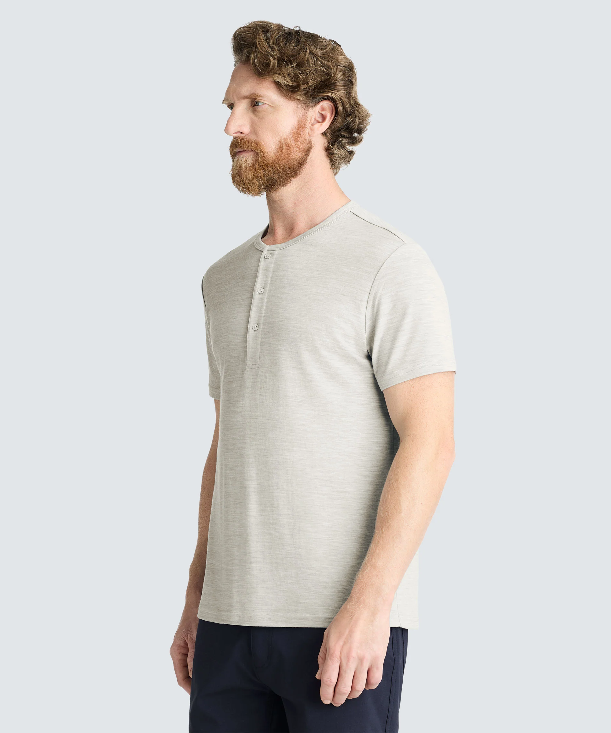 Men's Merino Short Sleeve Henley - Image 47