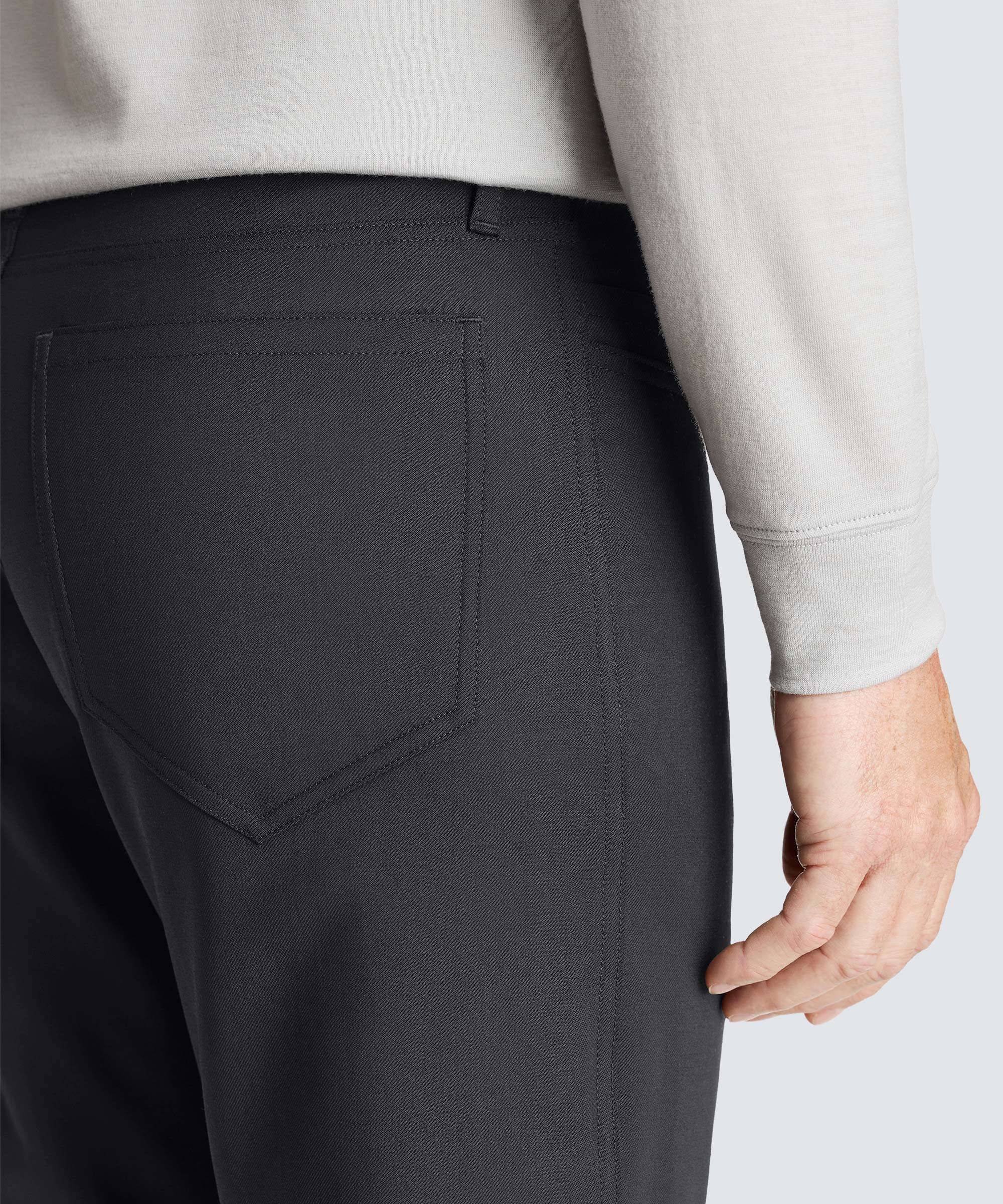 Men's Relaxed Merino Travel Trousers - Image 25