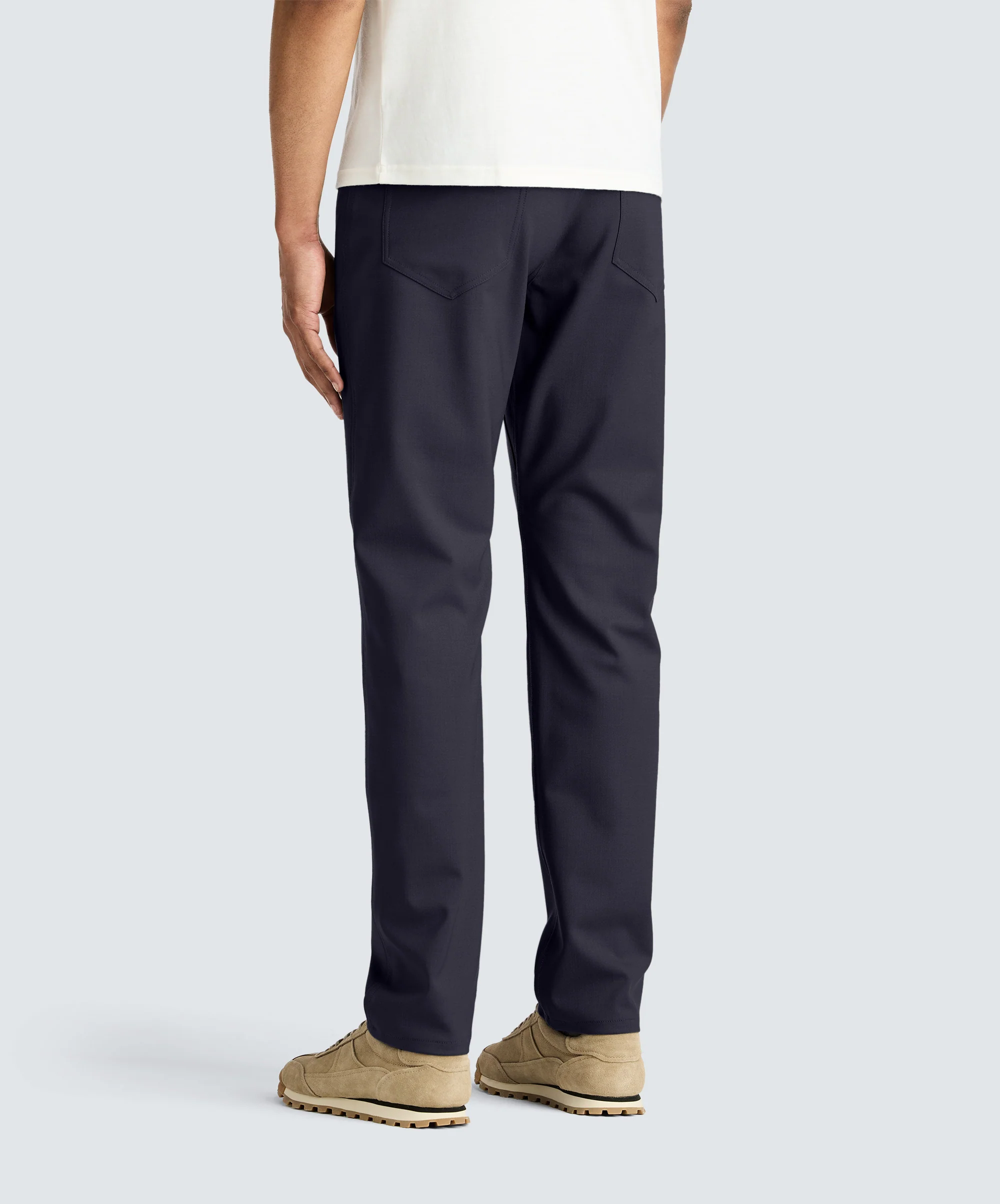 Men's Relaxed Merino Travel Trousers - Image 3