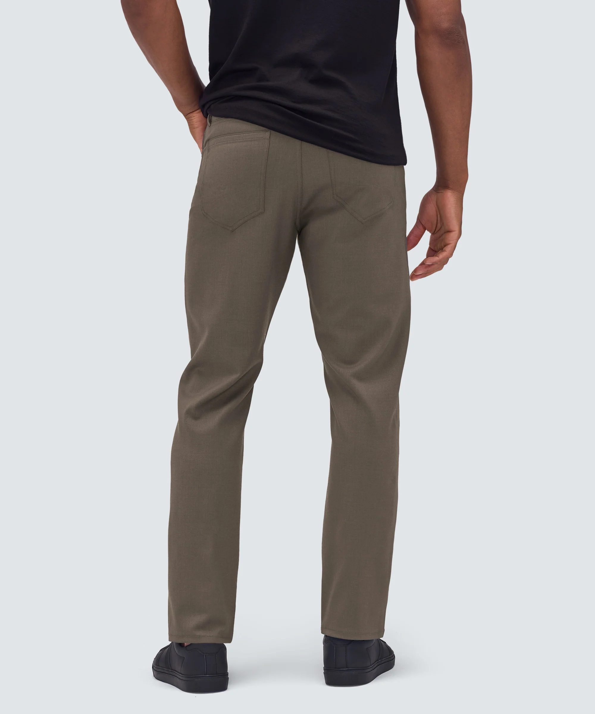 Men's Relaxed Merino Travel Trousers - Image 59