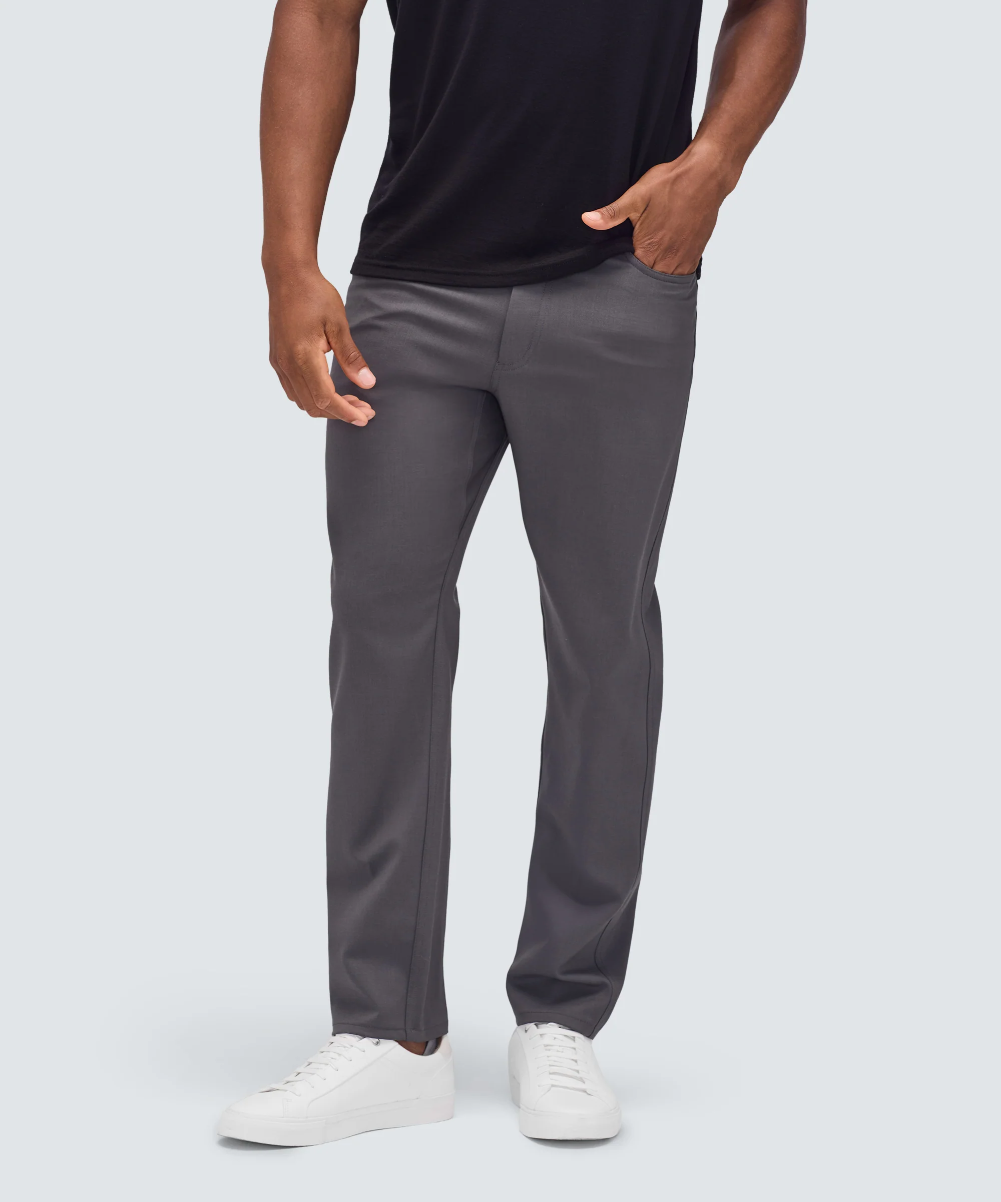 Men's Relaxed Merino Travel Trousers - Image 61
