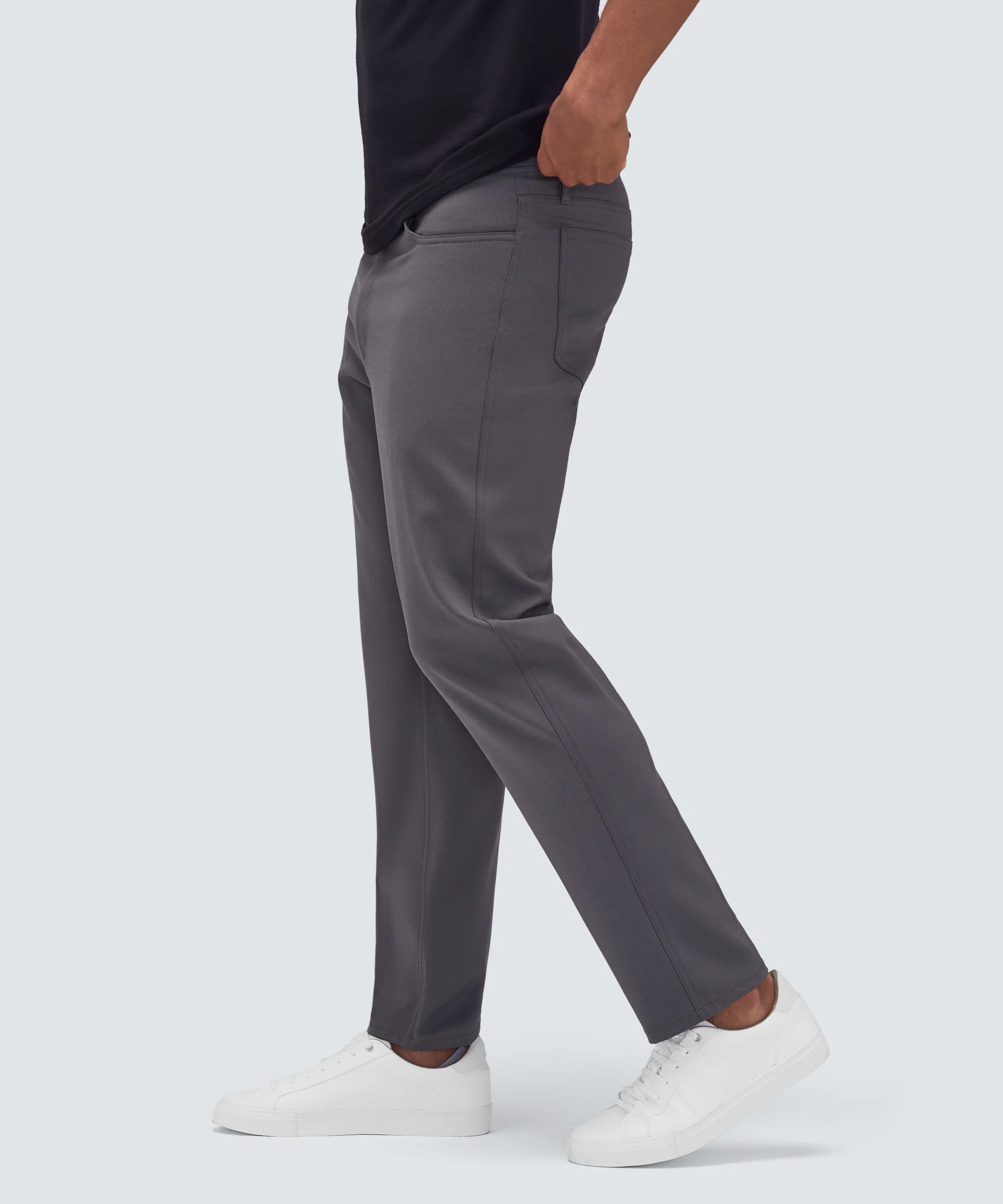 Men's Relaxed Merino Travel Trousers - Image 63