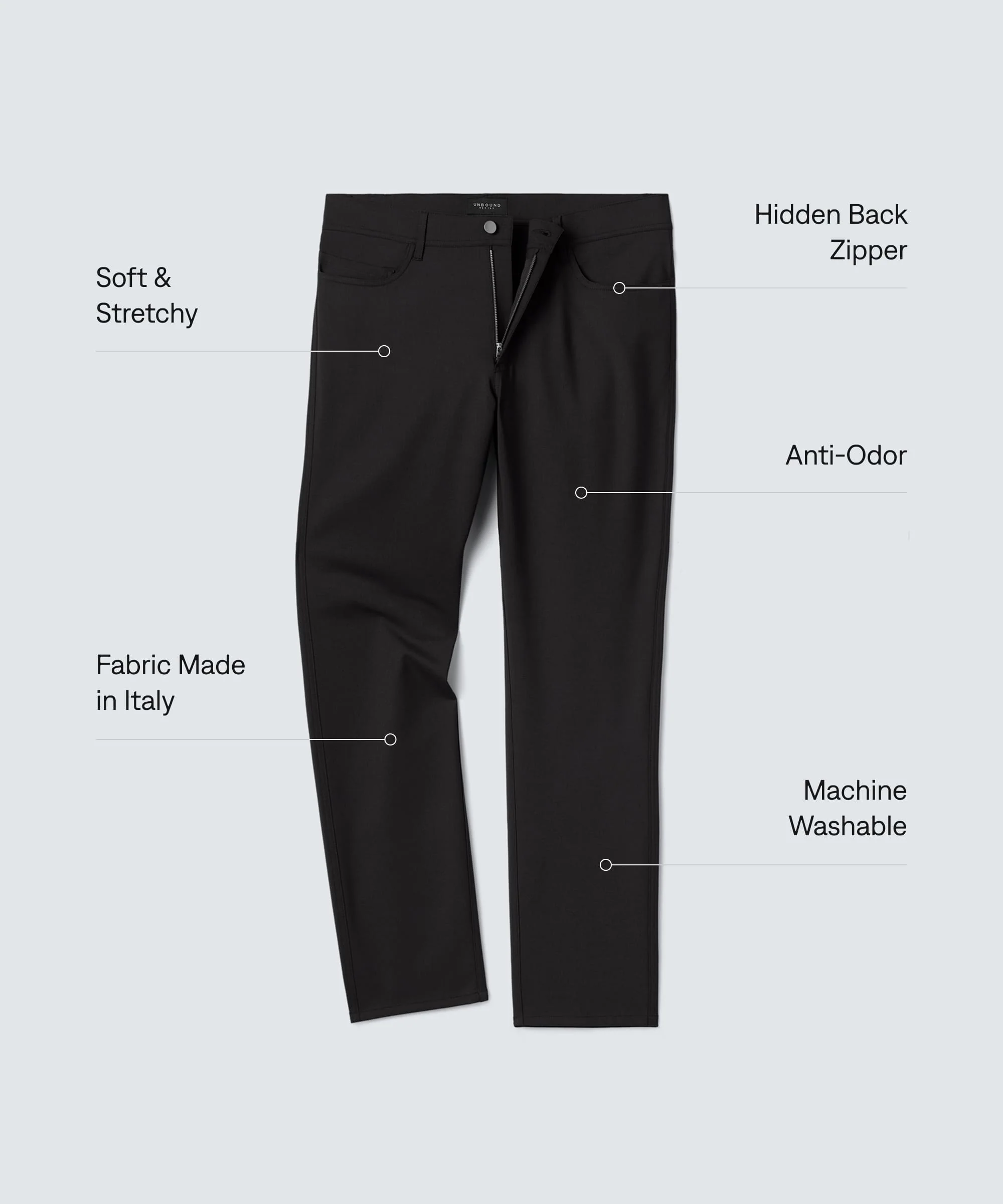 Men's Relaxed Merino Travel Trousers - Image 68