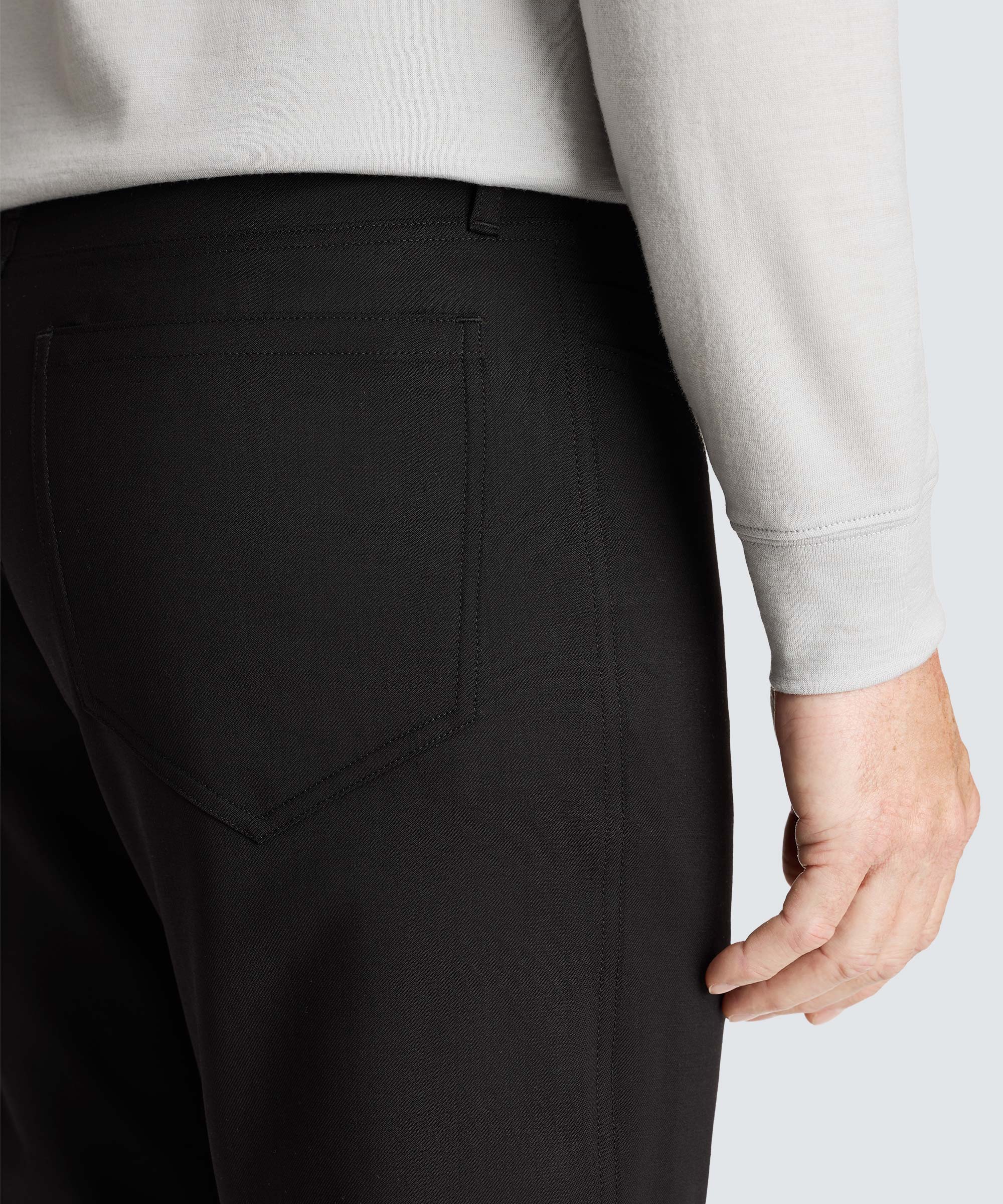 Men's Relaxed Merino Travel Trousers - Image 9