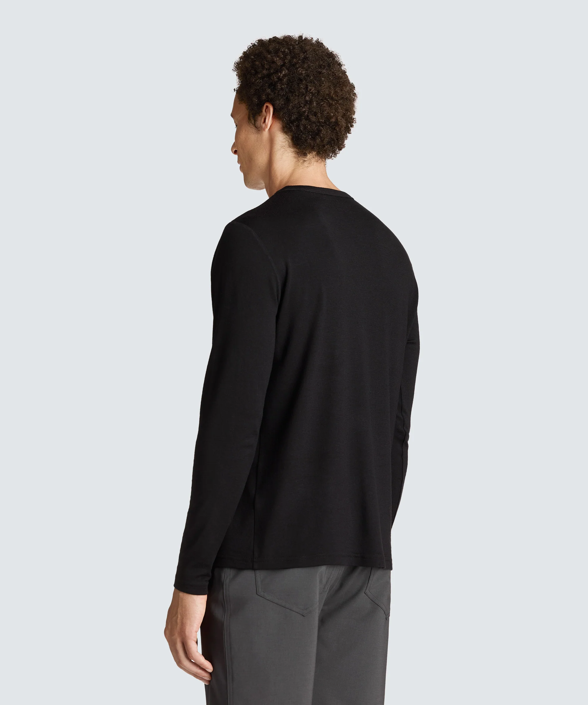 Men's Long Sleeve Merino Crew - Image 46