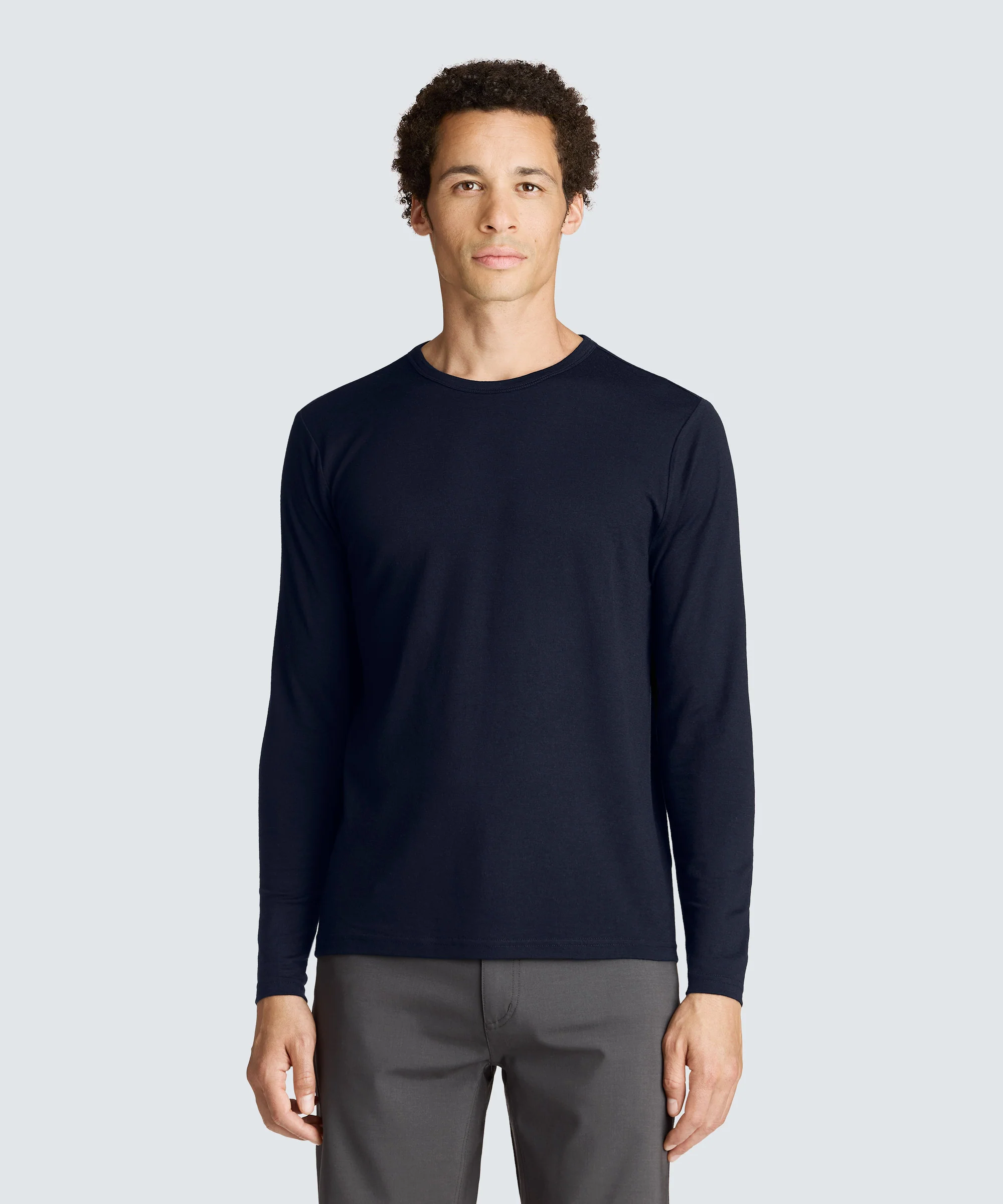 Men's Long Sleeve Merino Crew - Image 14