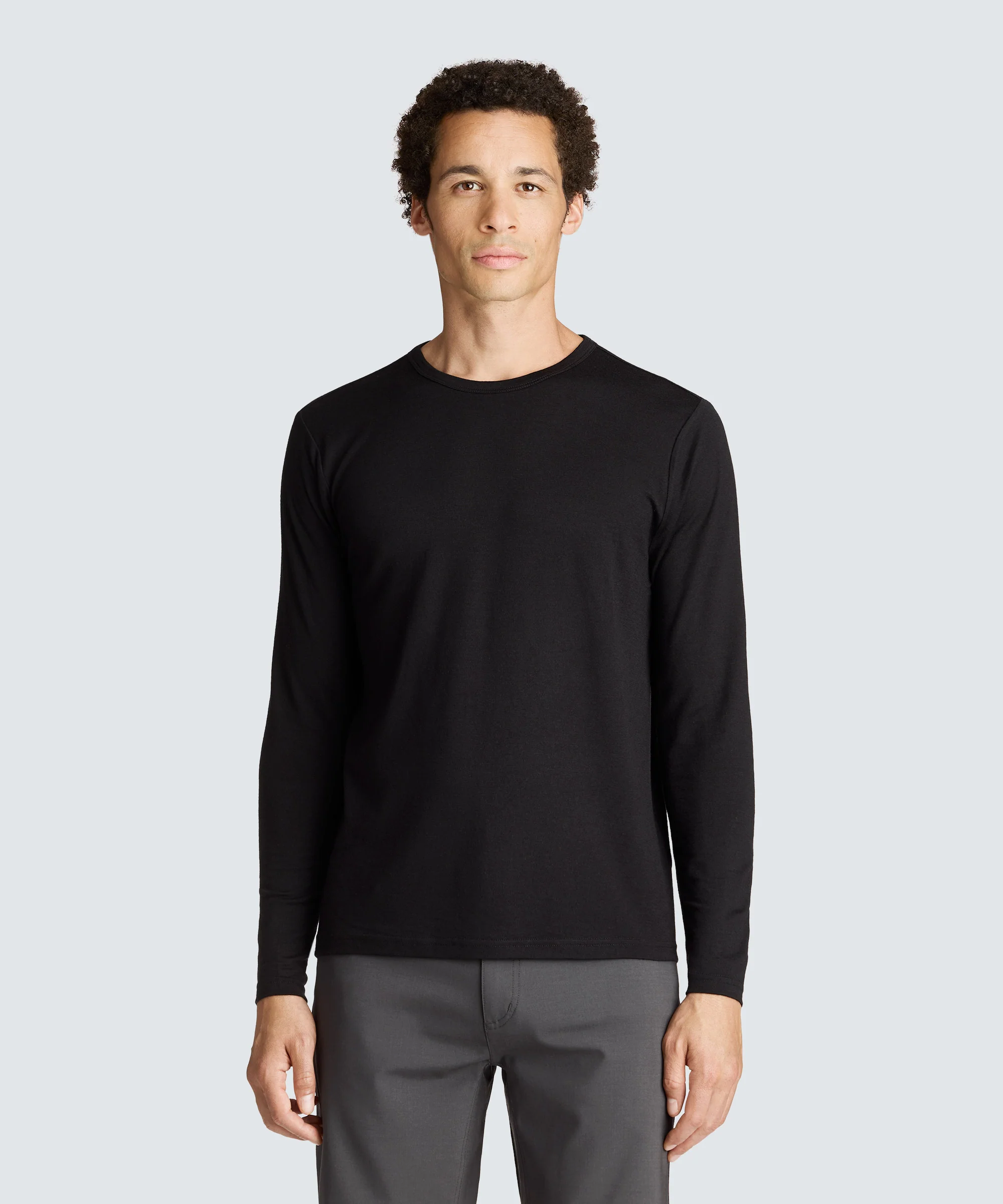 Men's Long Sleeve Merino Crew - Image 42