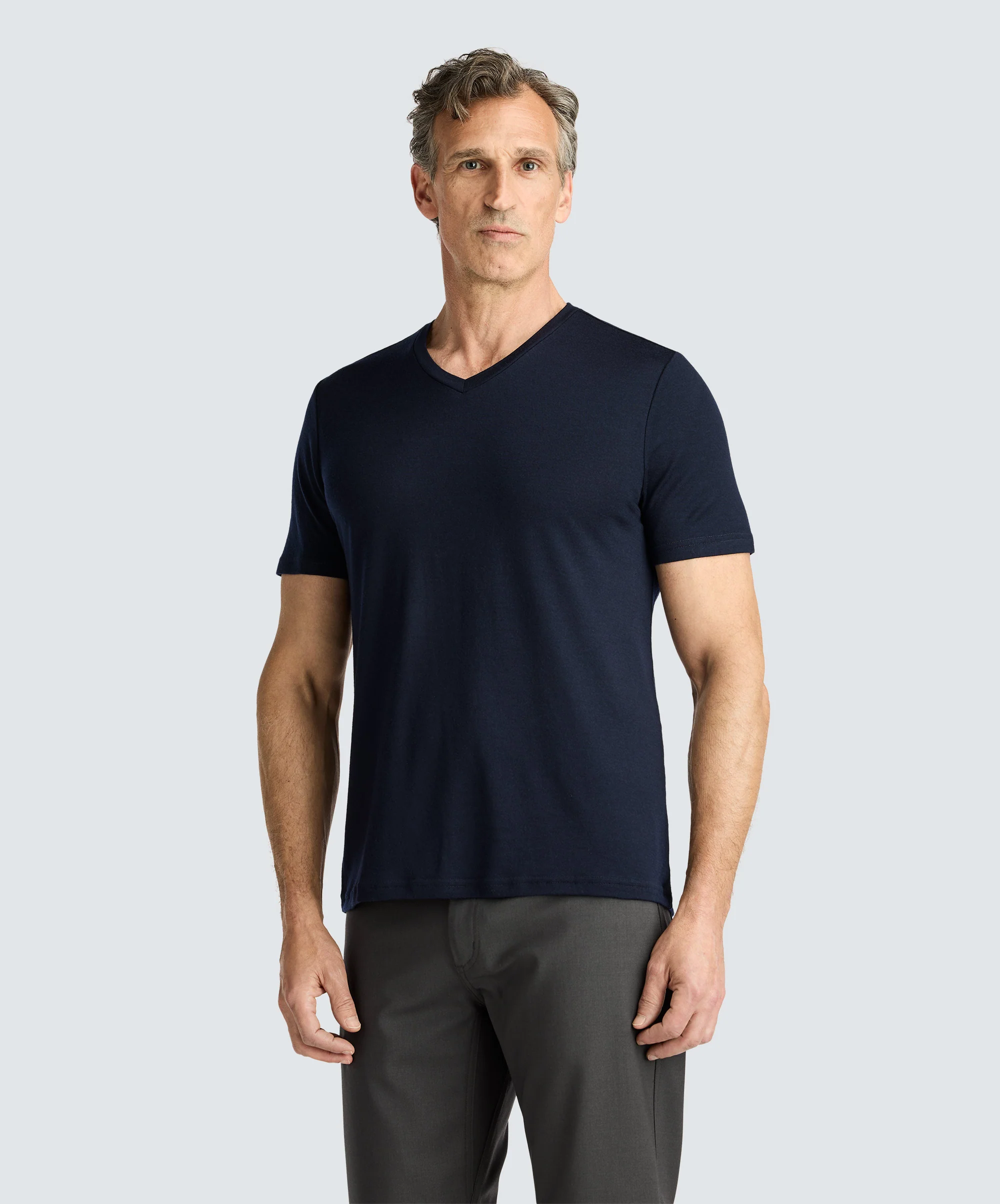 Men's Merino V-Neck T-Shirt - Image 13