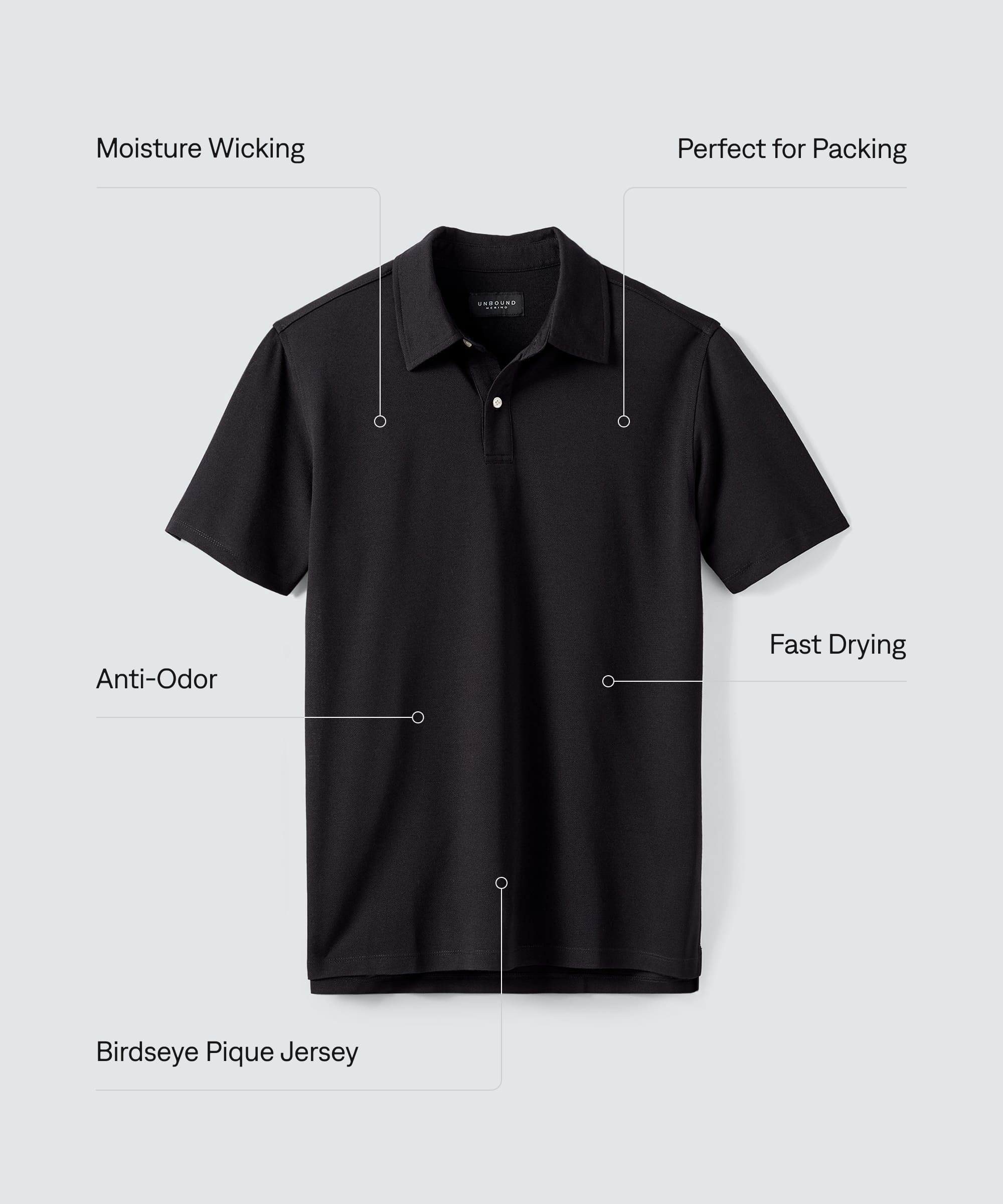 Men's Merino Polo - Image 59