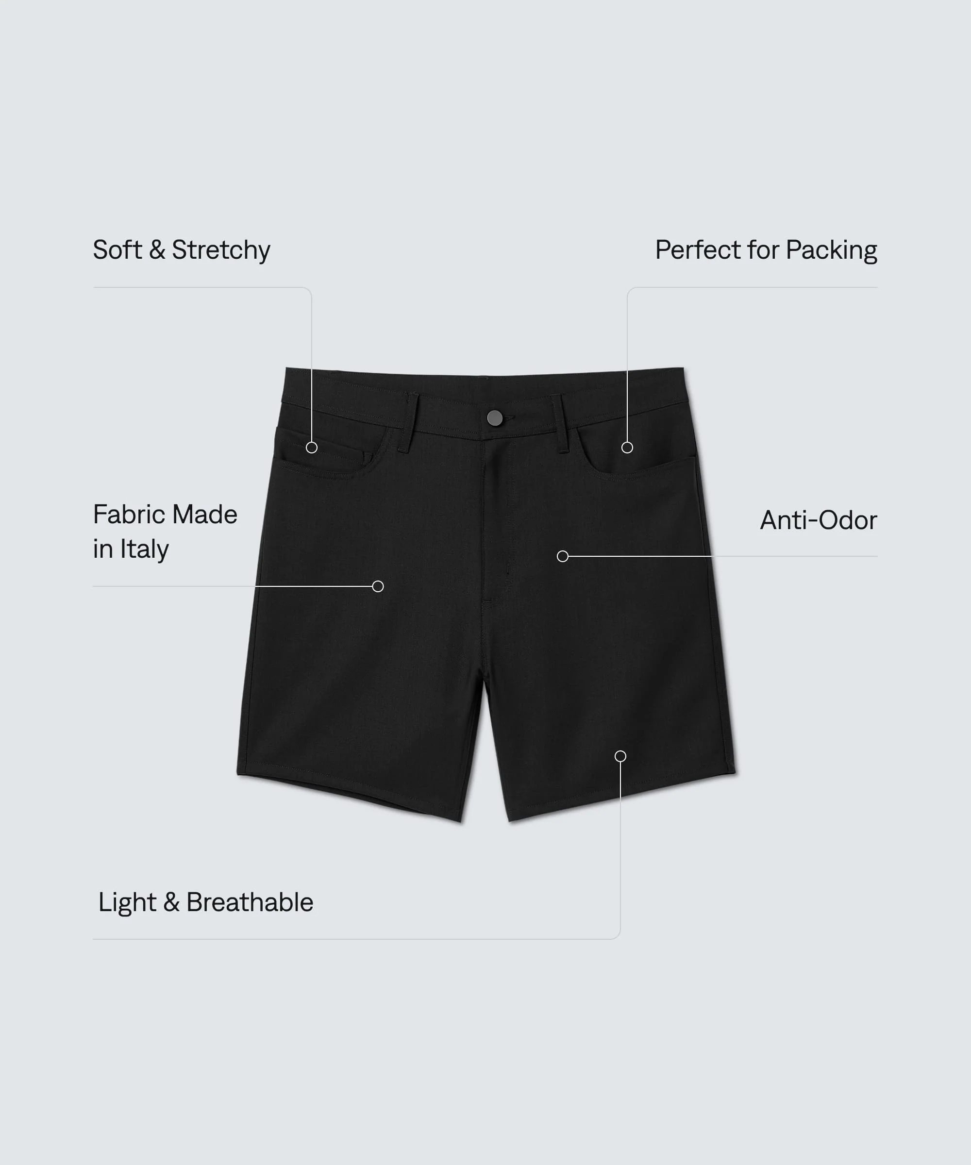 Men's Merino Travel Shorts - Image 24