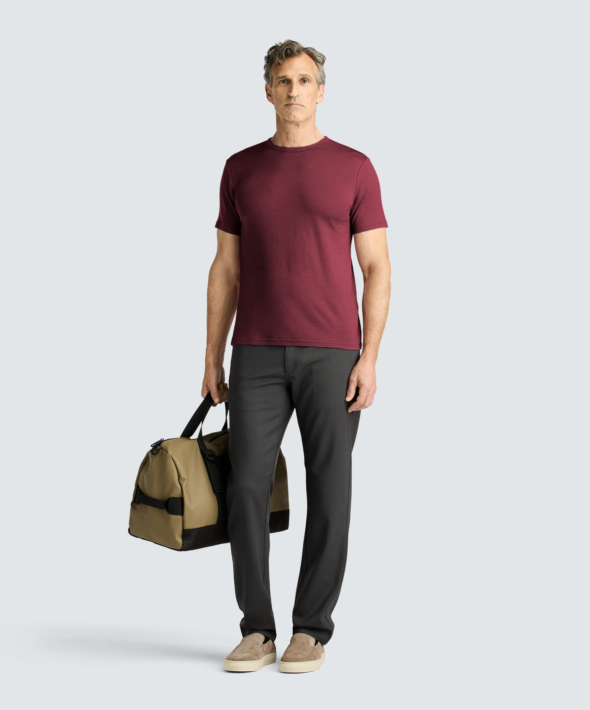 Men's Merino Crew Neck T-Shirt - Image 36