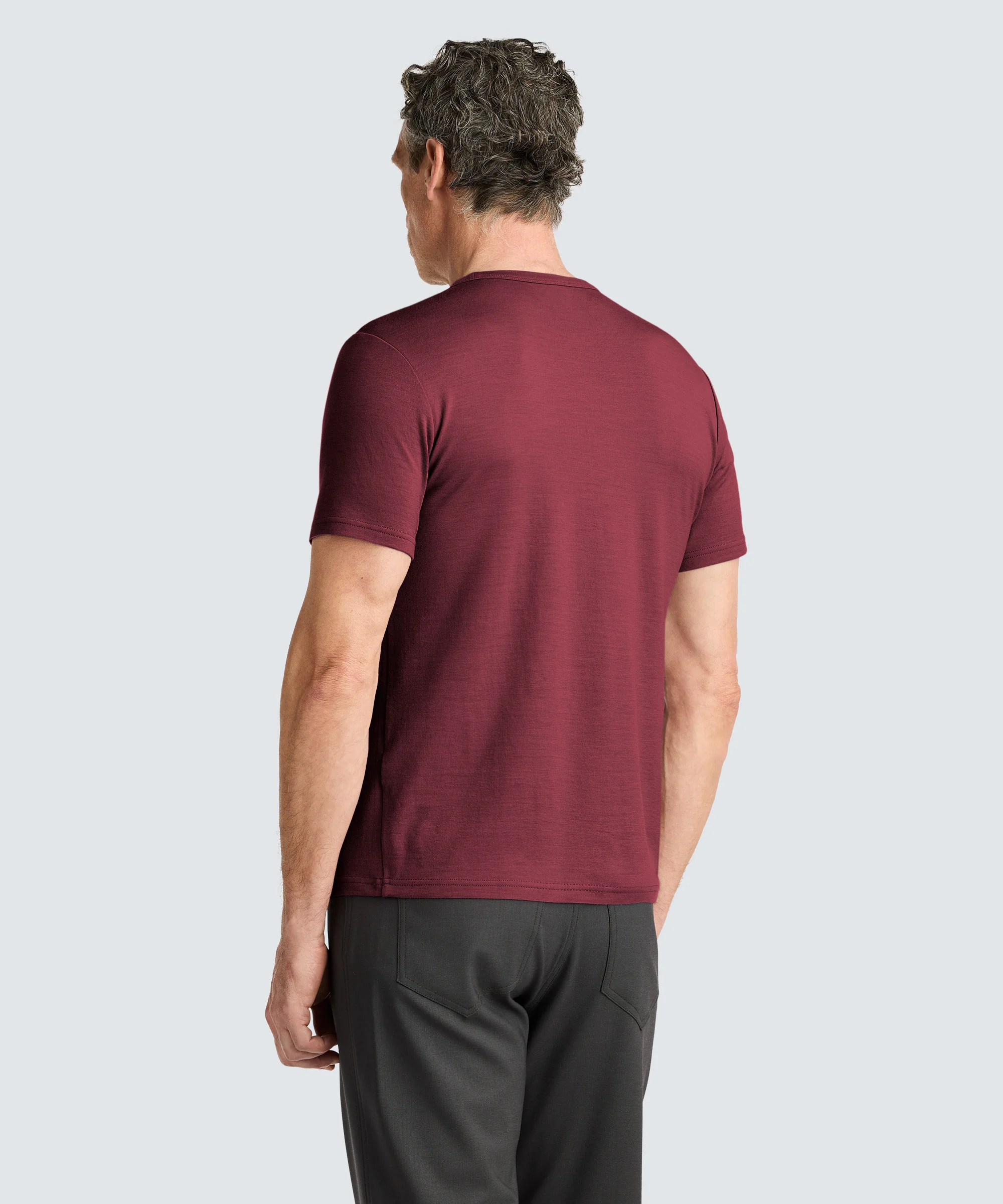 Men's Merino Crew Neck T-Shirt - Image 38