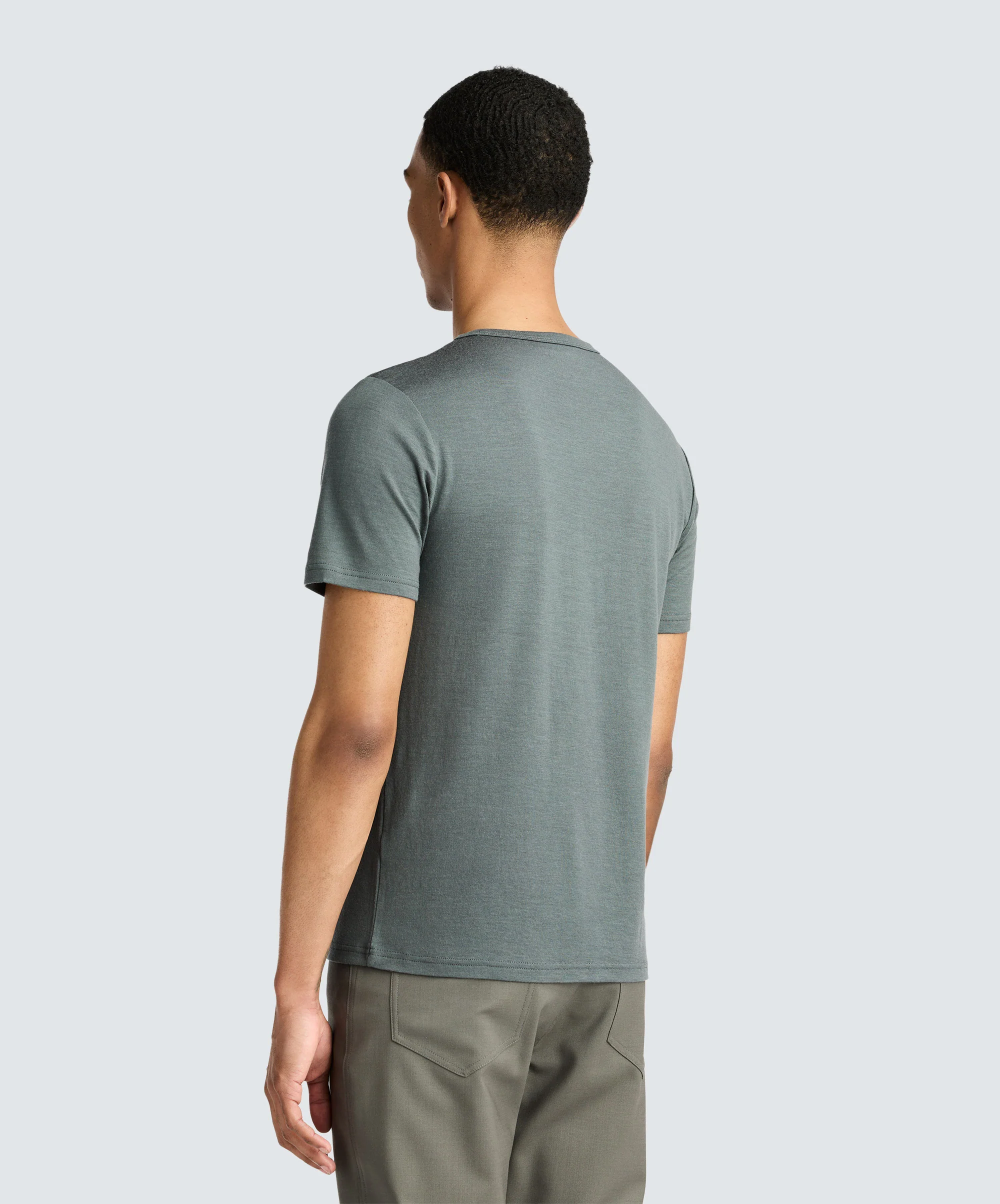 Men's Merino Crew Neck T-Shirt - Image 44