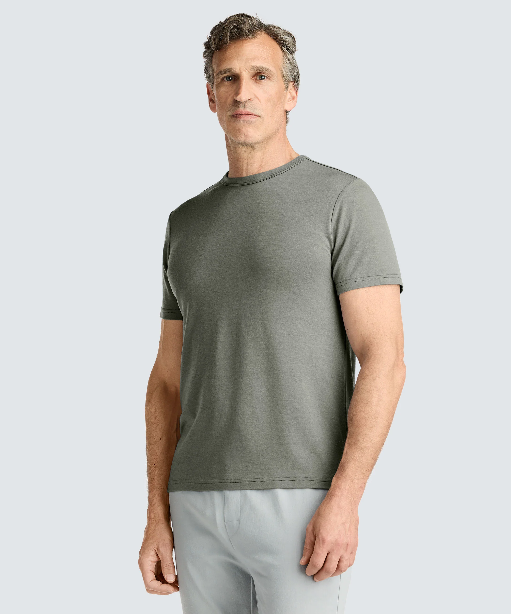 Men's Merino Crew Neck T-Shirt - Image 73