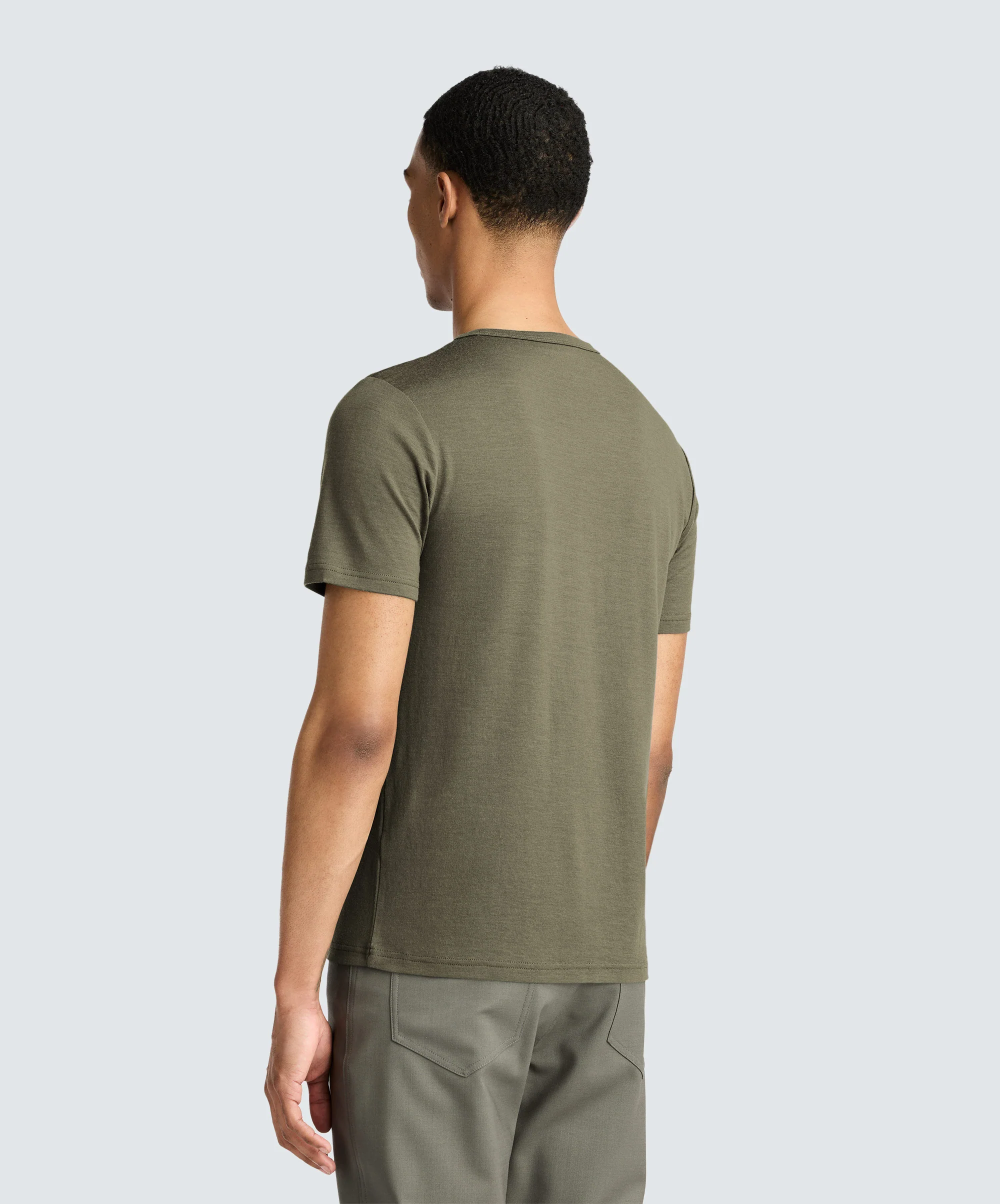 Men's Merino Crew Neck T-Shirt - Image 93