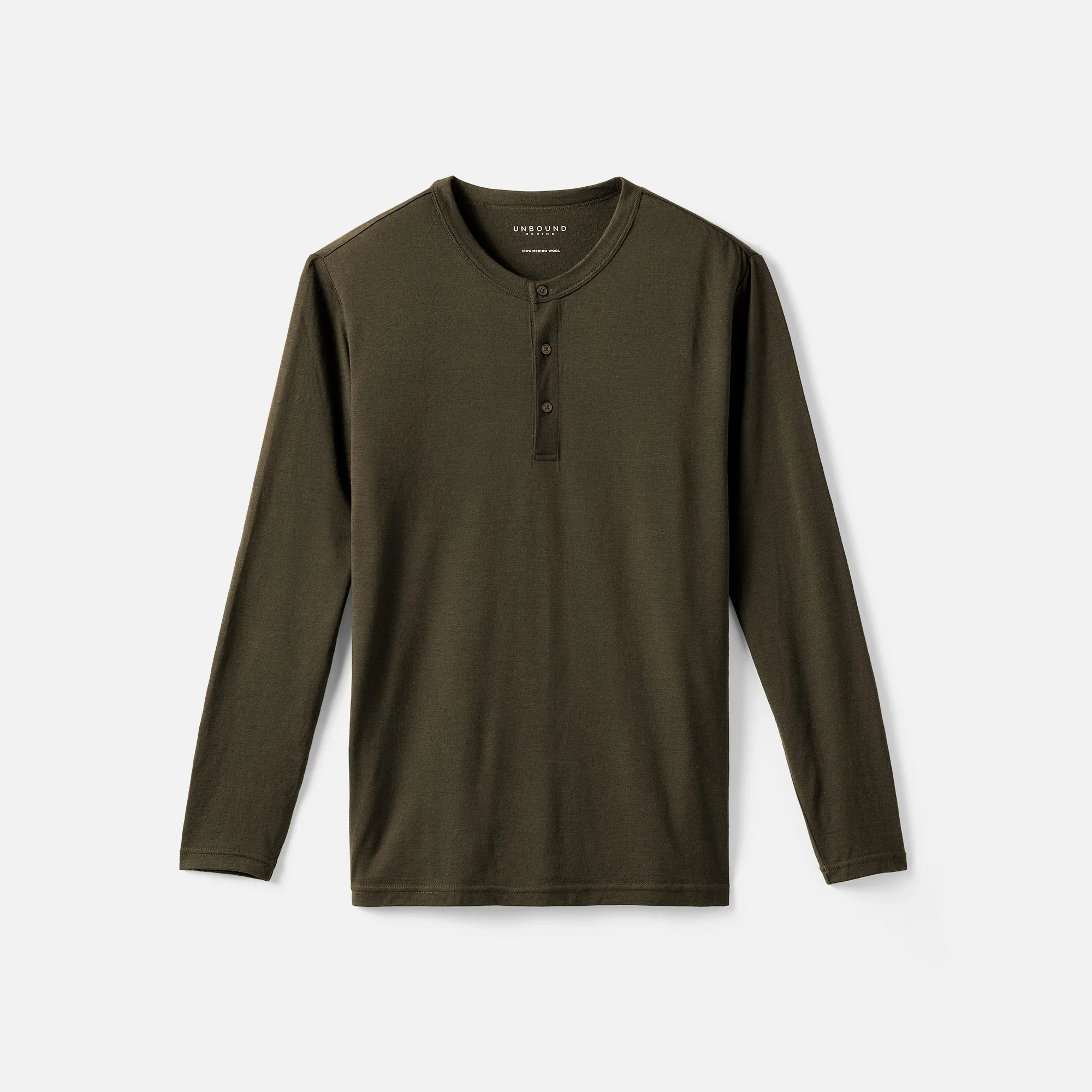 Men's Long Sleeve Merino Henley - Image 10