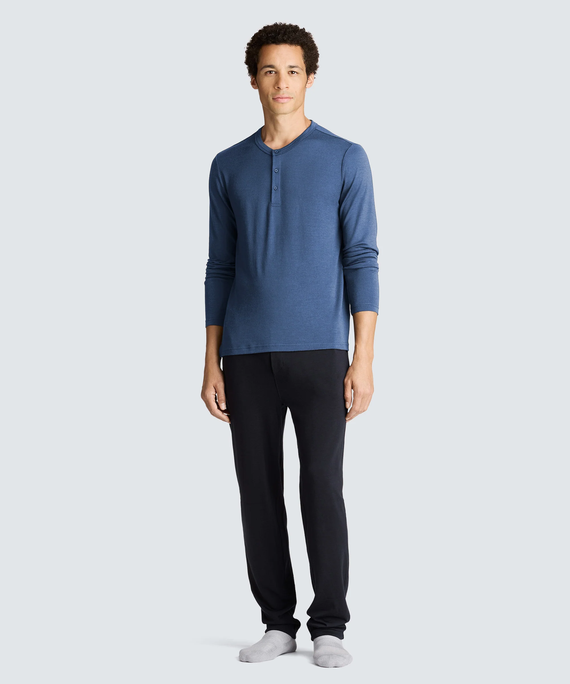 Men's Long Sleeve Merino Henley - Image 12