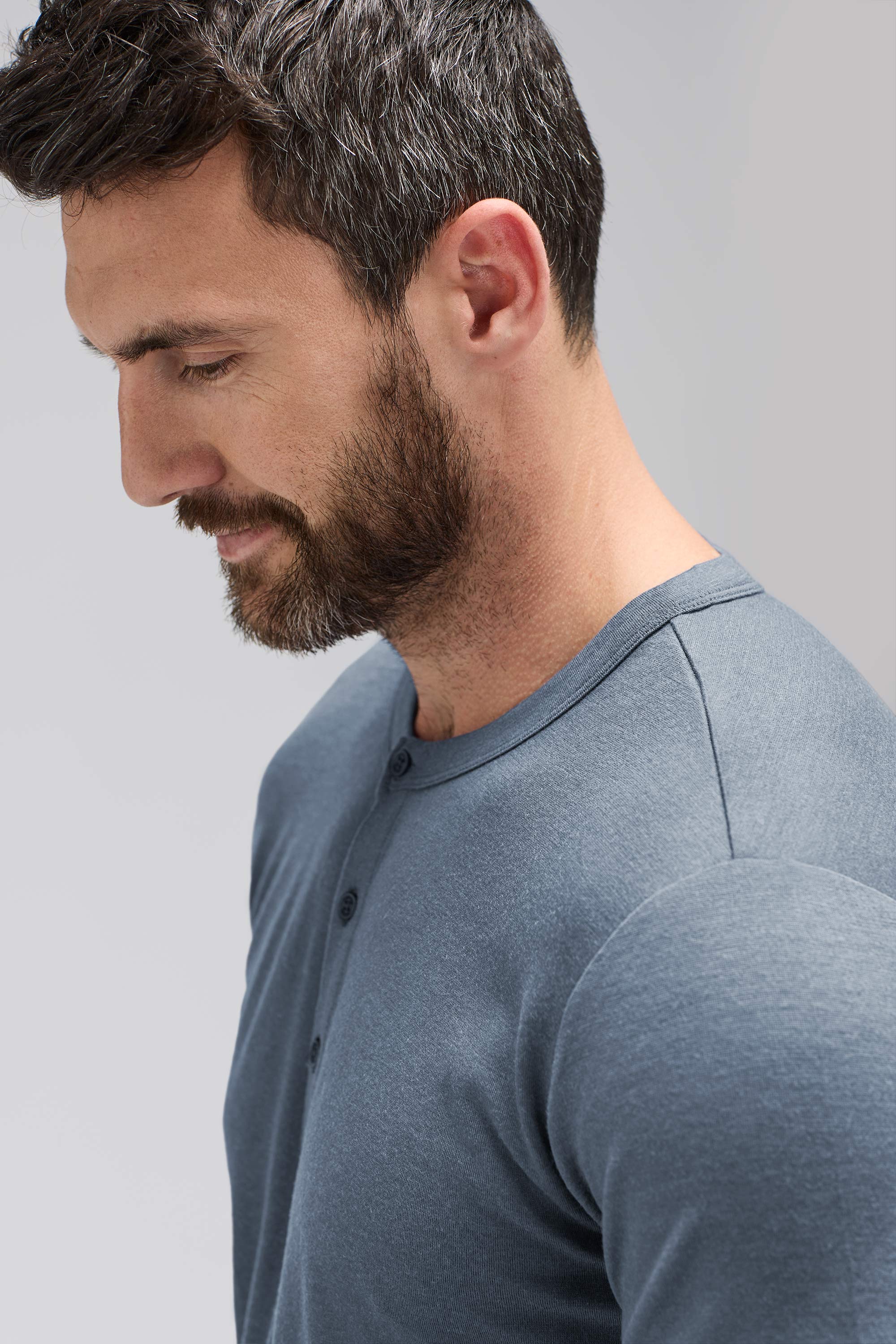 Men's Long Sleeve Merino Henley - Image 19