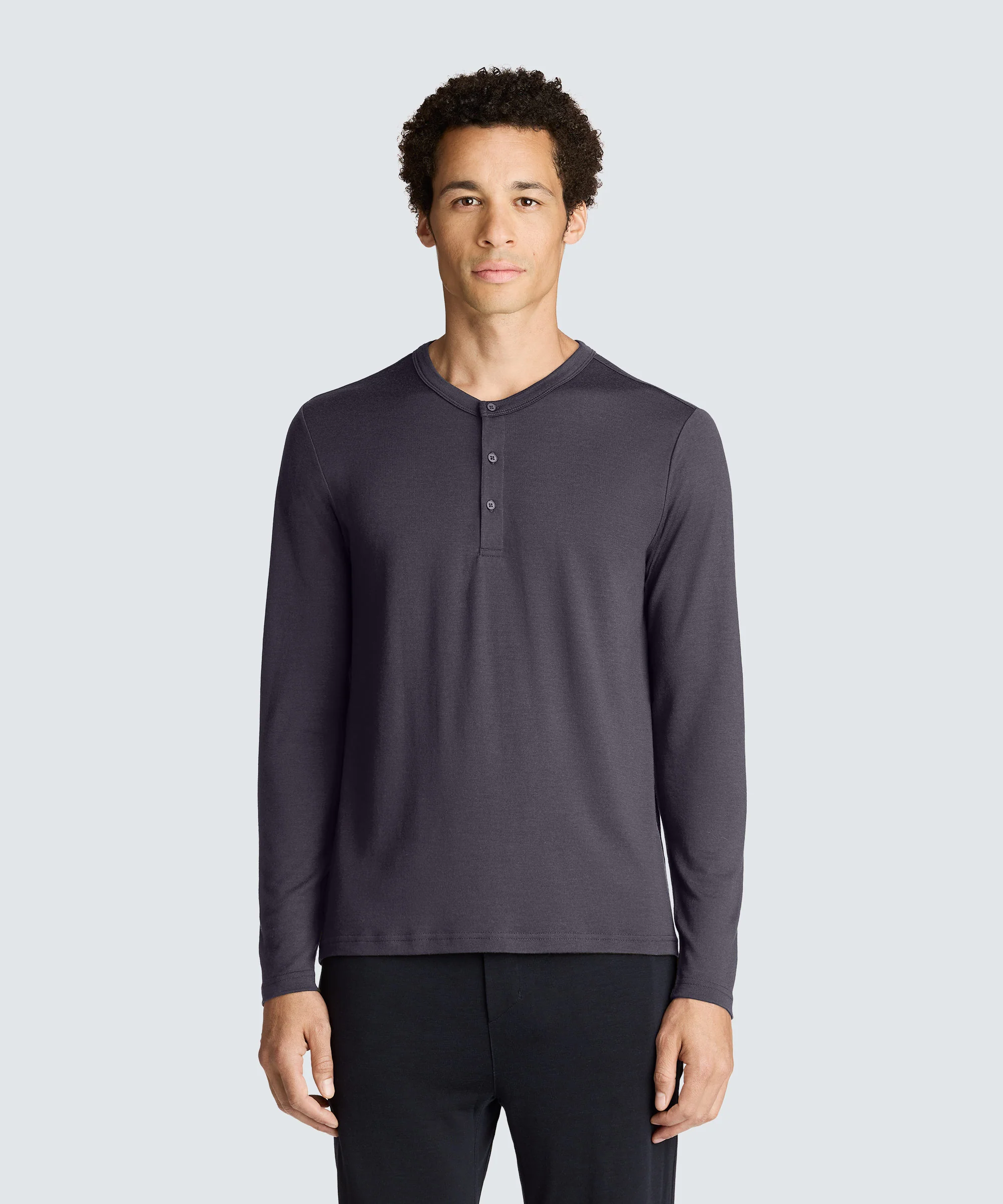 Men's Long Sleeve Merino Henley - Image 22