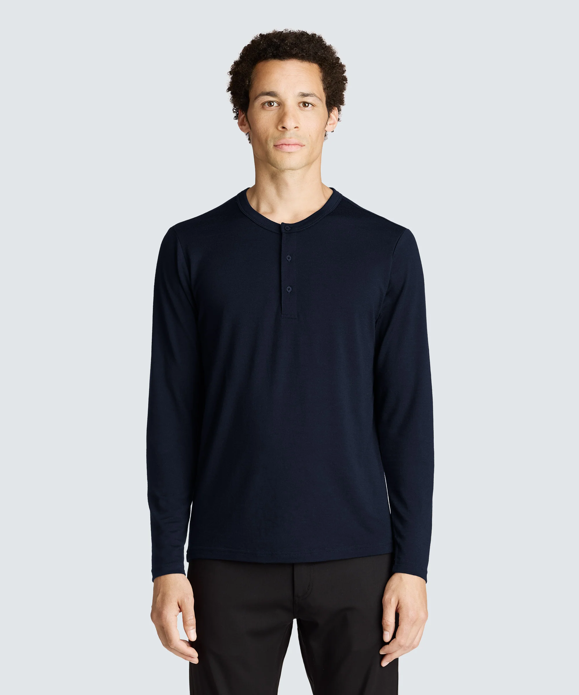 Men's Long Sleeve Merino Henley - Image 27