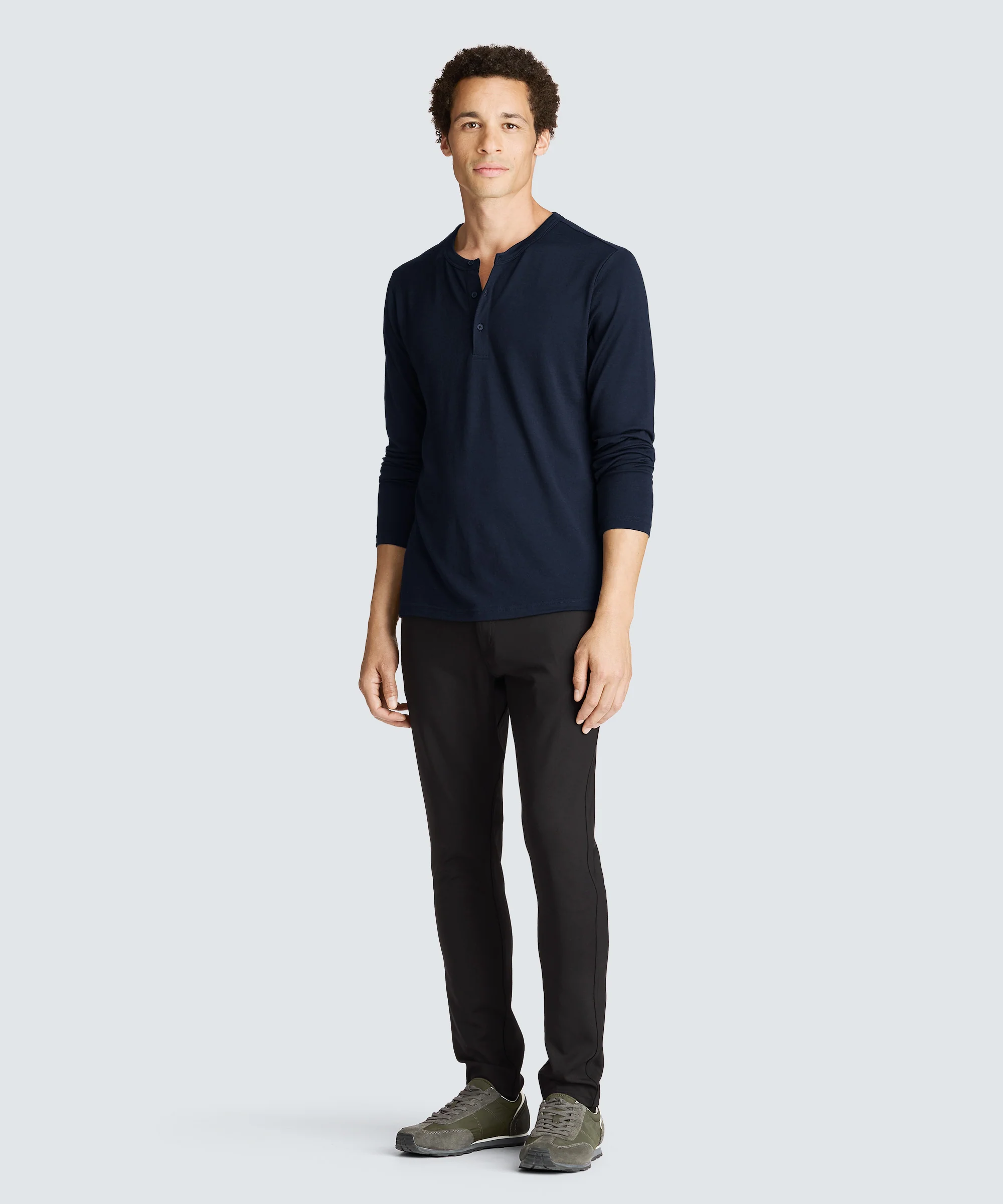 Men's Long Sleeve Merino Henley - Image 28
