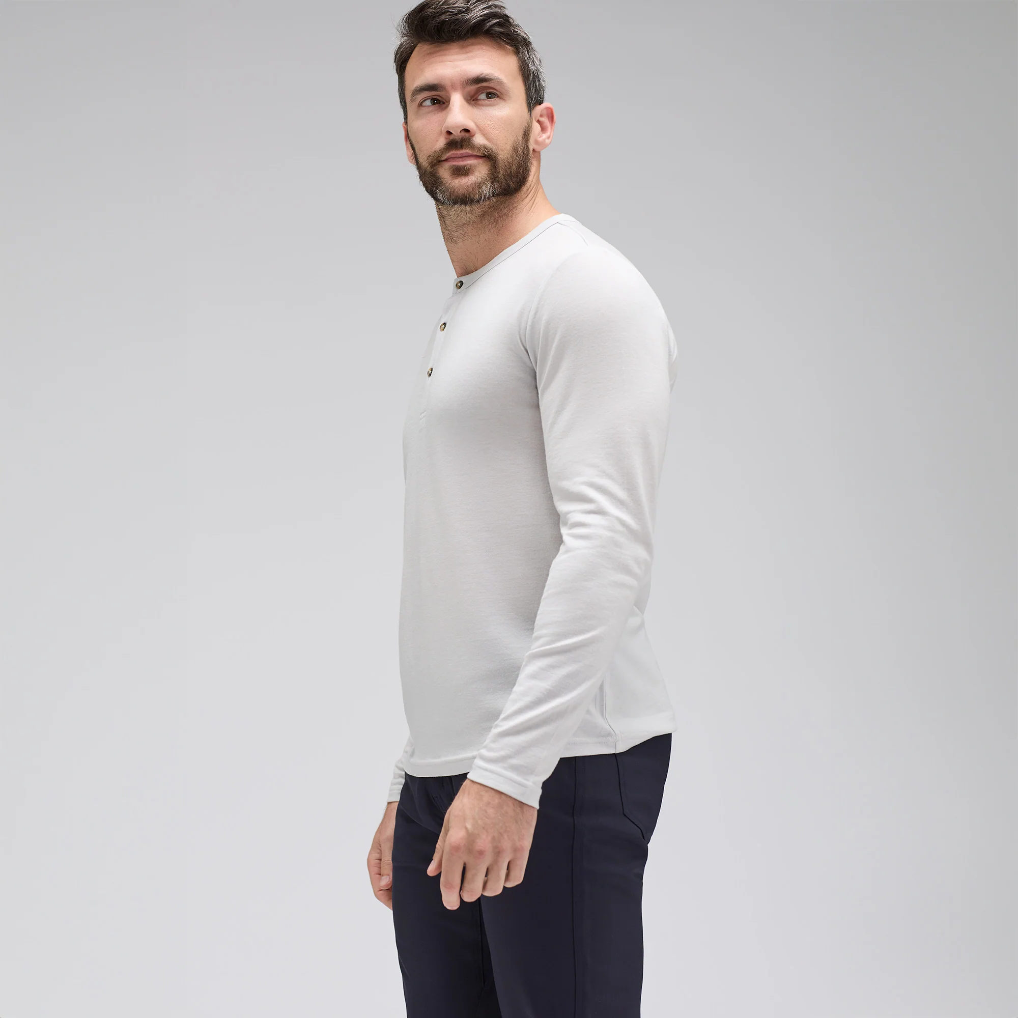 Men's Long Sleeve Merino Henley - Image 33
