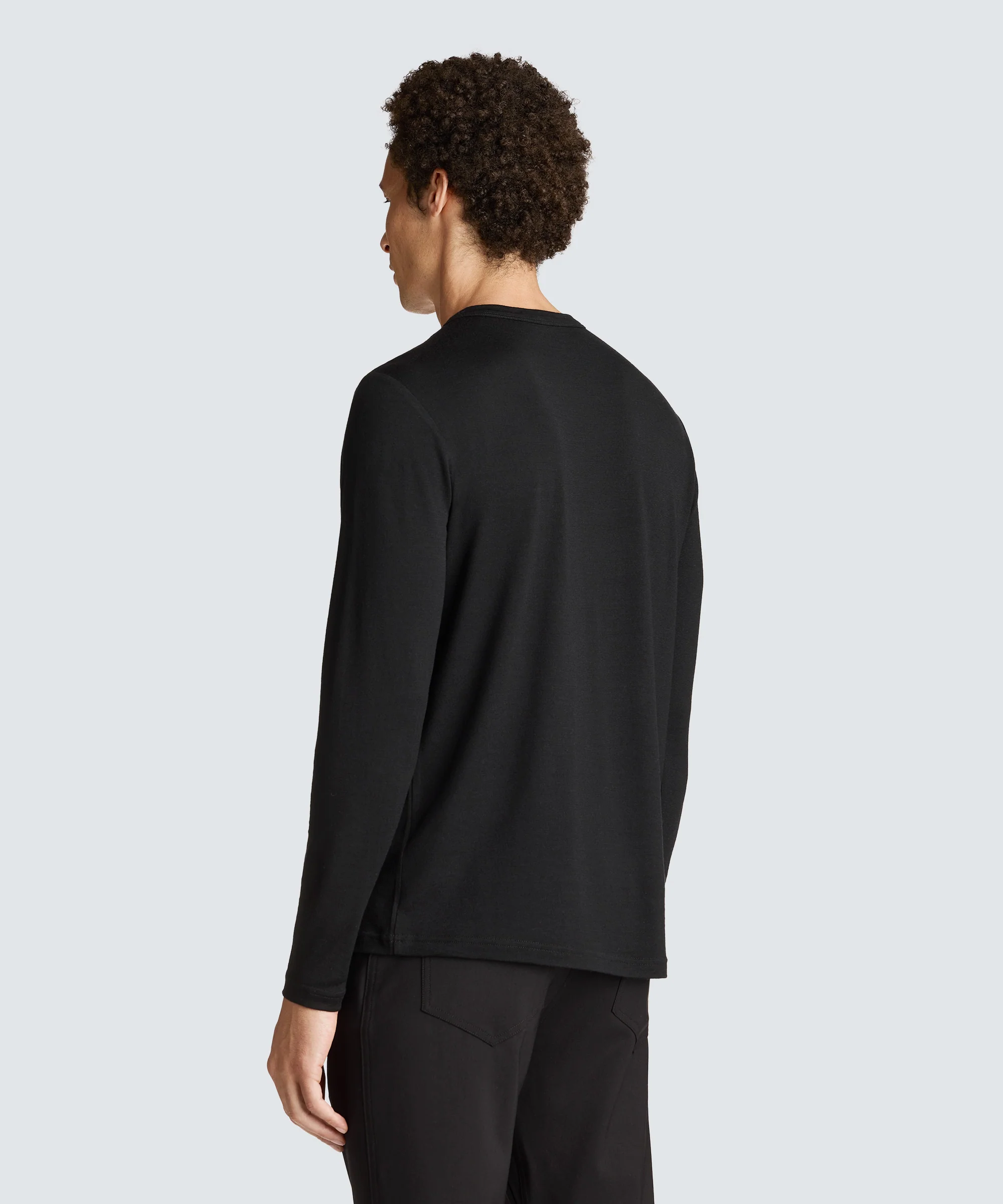 Men's Long Sleeve Merino Henley - Image 4