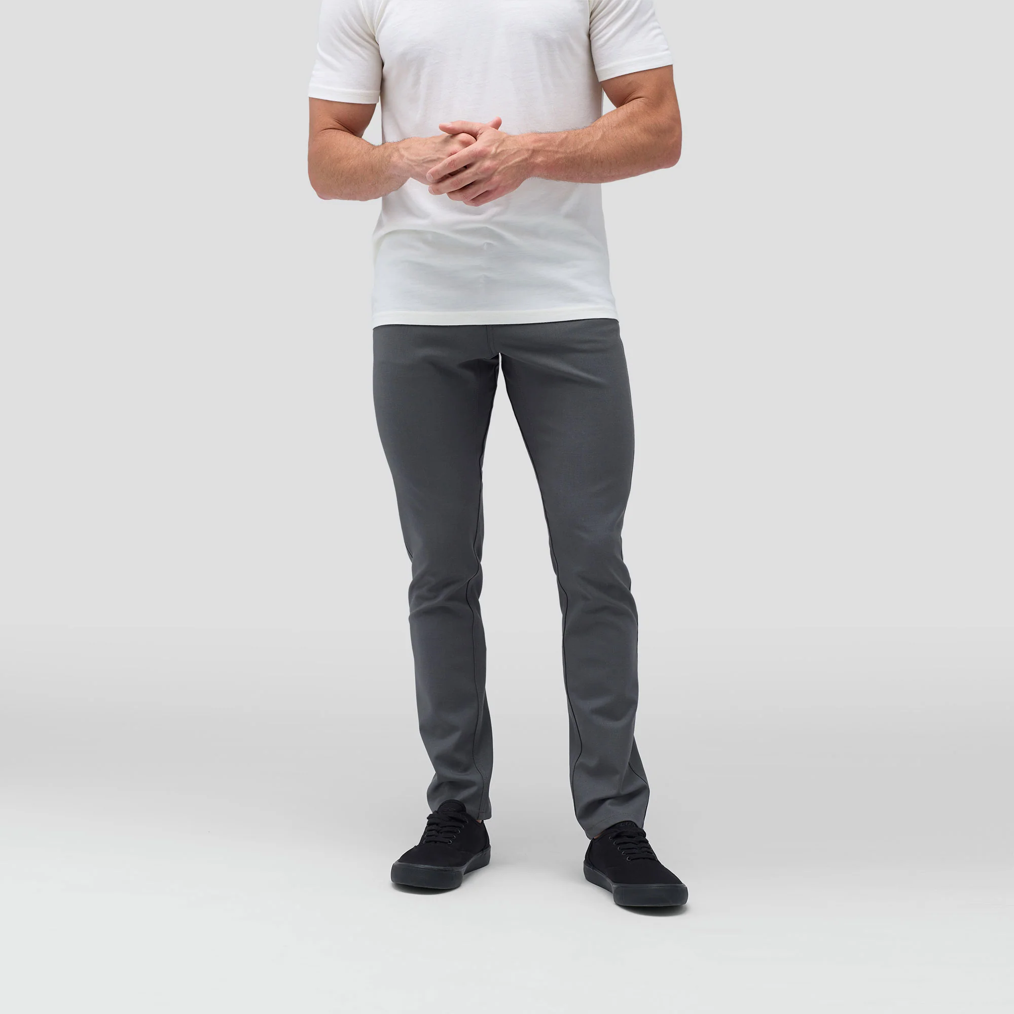 Men's Slim Merino Travel Trousers - Image 15