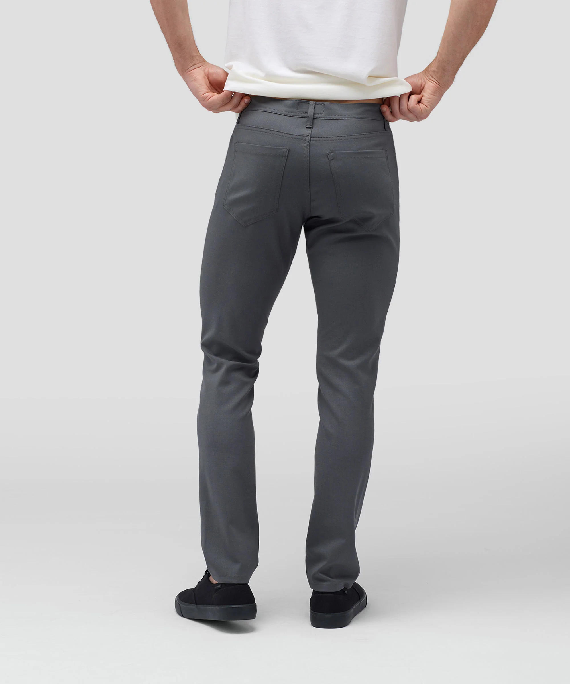 Men's Slim Merino Travel Trousers - Image 17